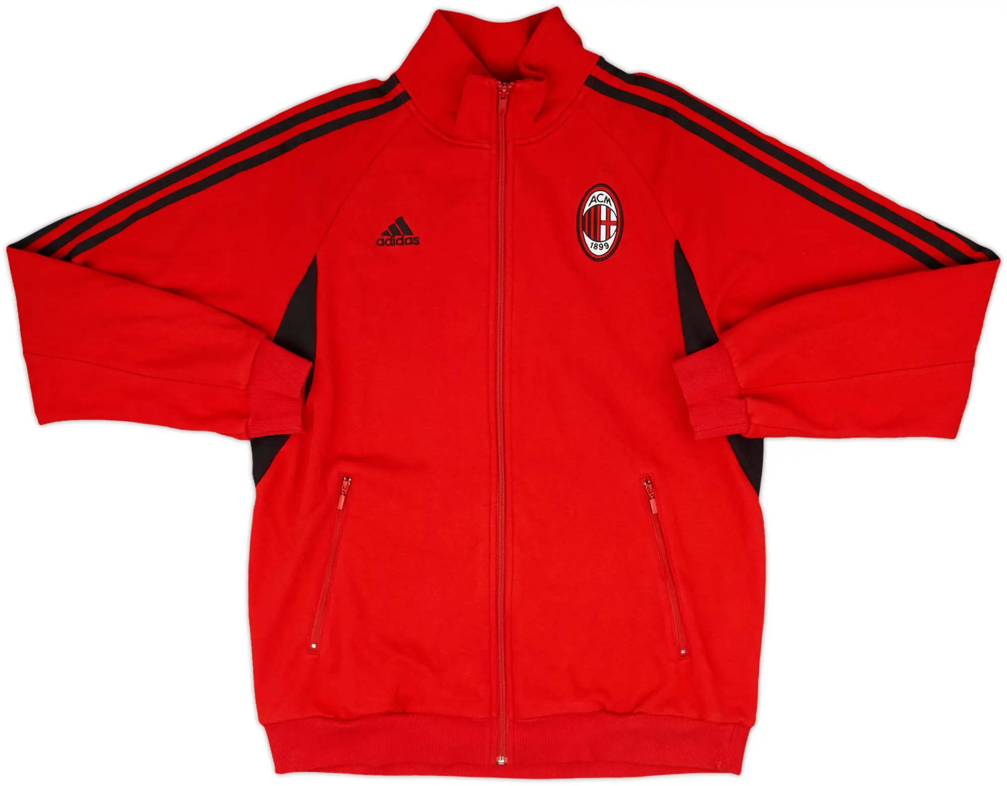 2008-09 AC Milan adidas Track Jacket - 9/10 - (M)