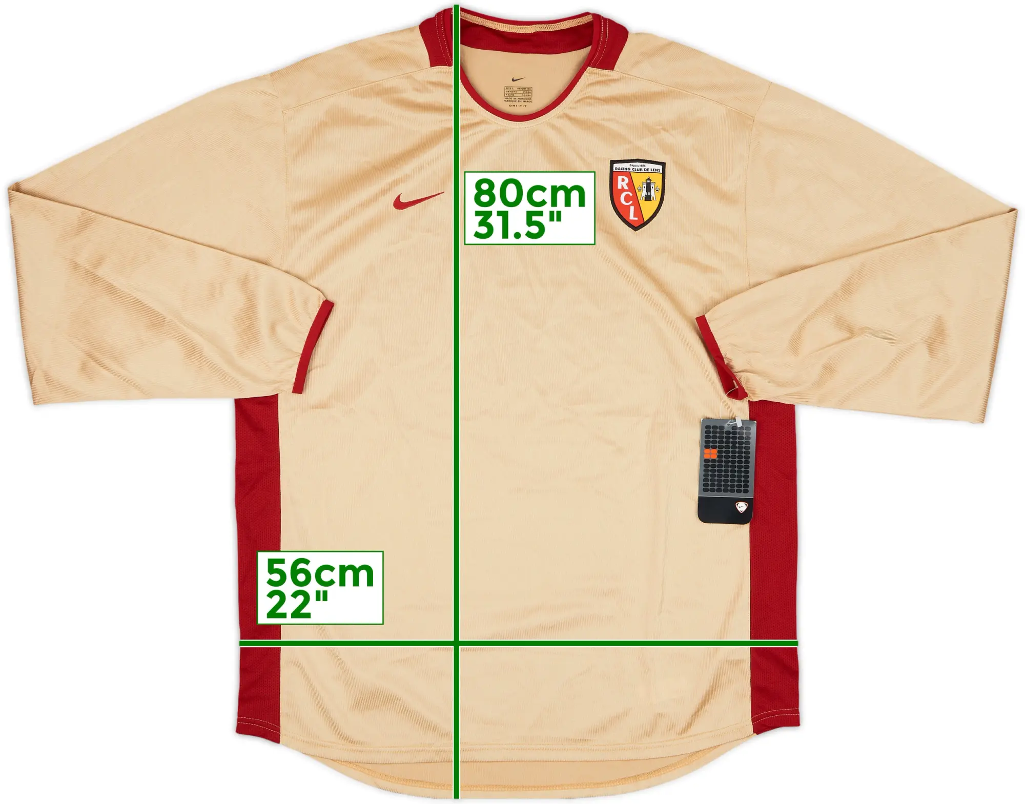 Nike Lens Mens LS Player Issue Home Shirt 2002/03