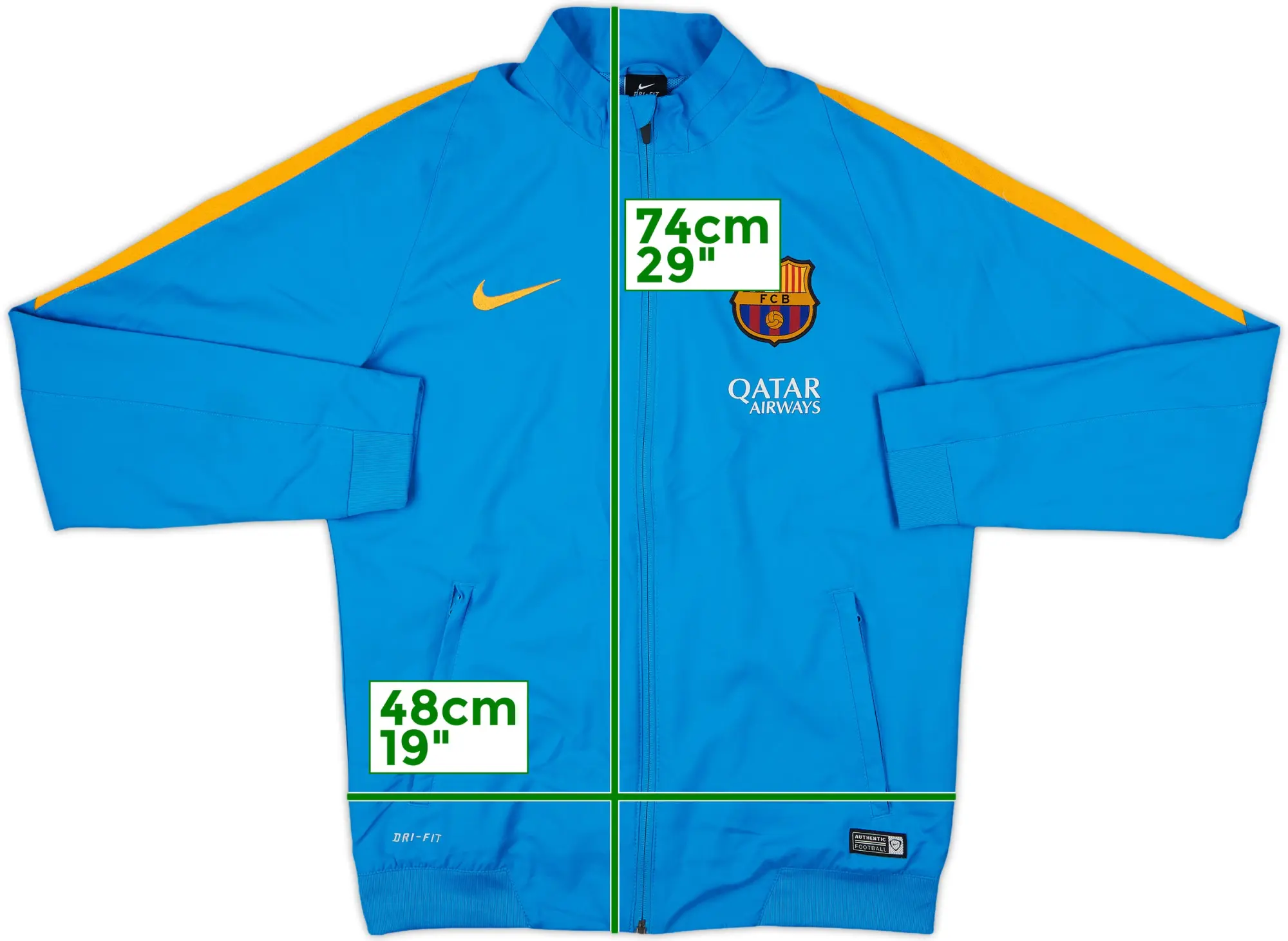 2015-16 Barcelona Nike Track Jacket - 9/10 - (M)
