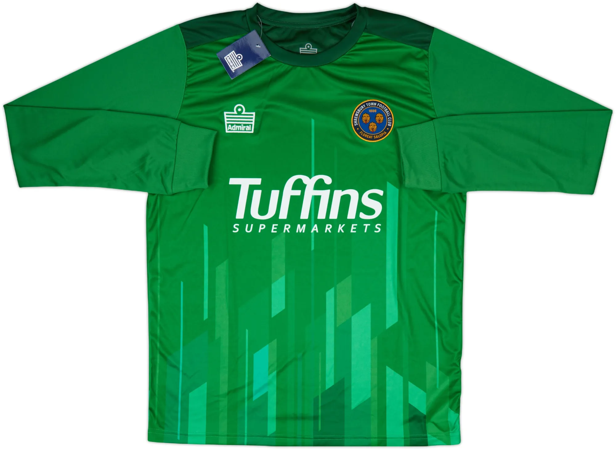 Admiral Shrewsbury Town Mens LS Goalkeeper Home Shirt 2020/21