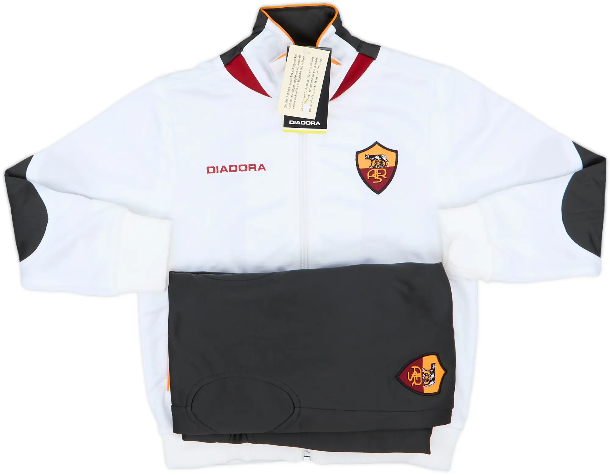 2005-06 Roma Diadora Tracksuit (XS.Boys)