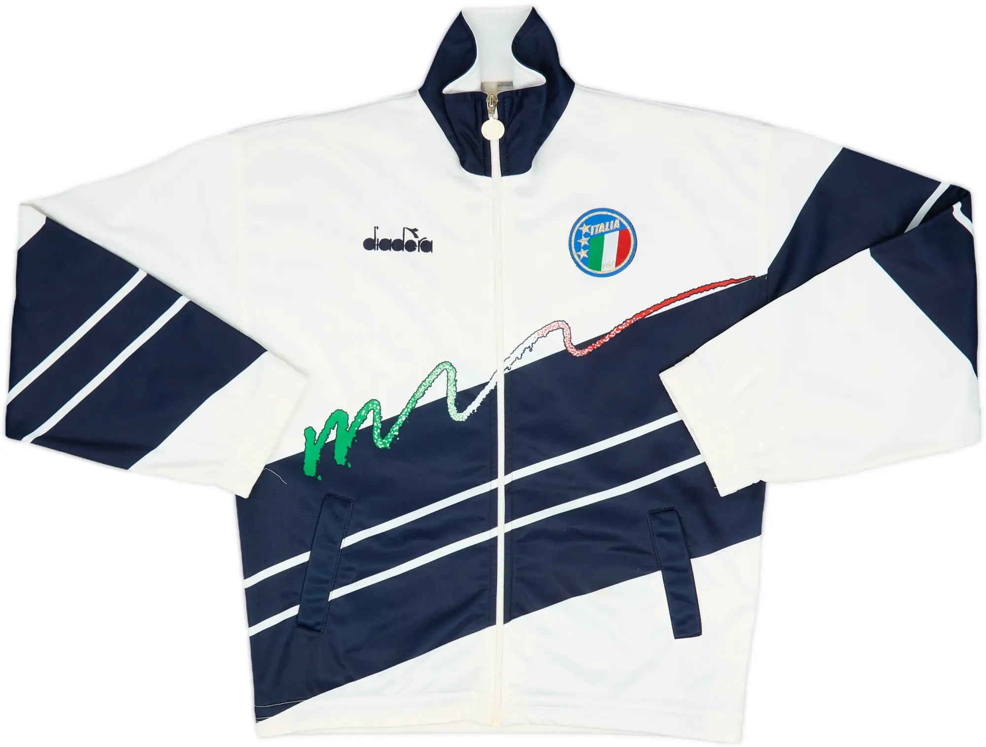 1990 Italy Diadora Track Jacket - 7/10 - (S)