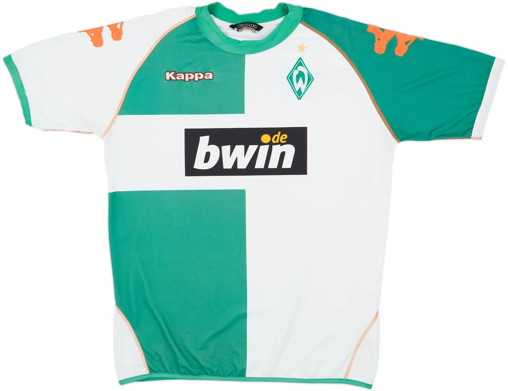 Kappa Werder Bremen Mens SS Home Shirt 2006/07