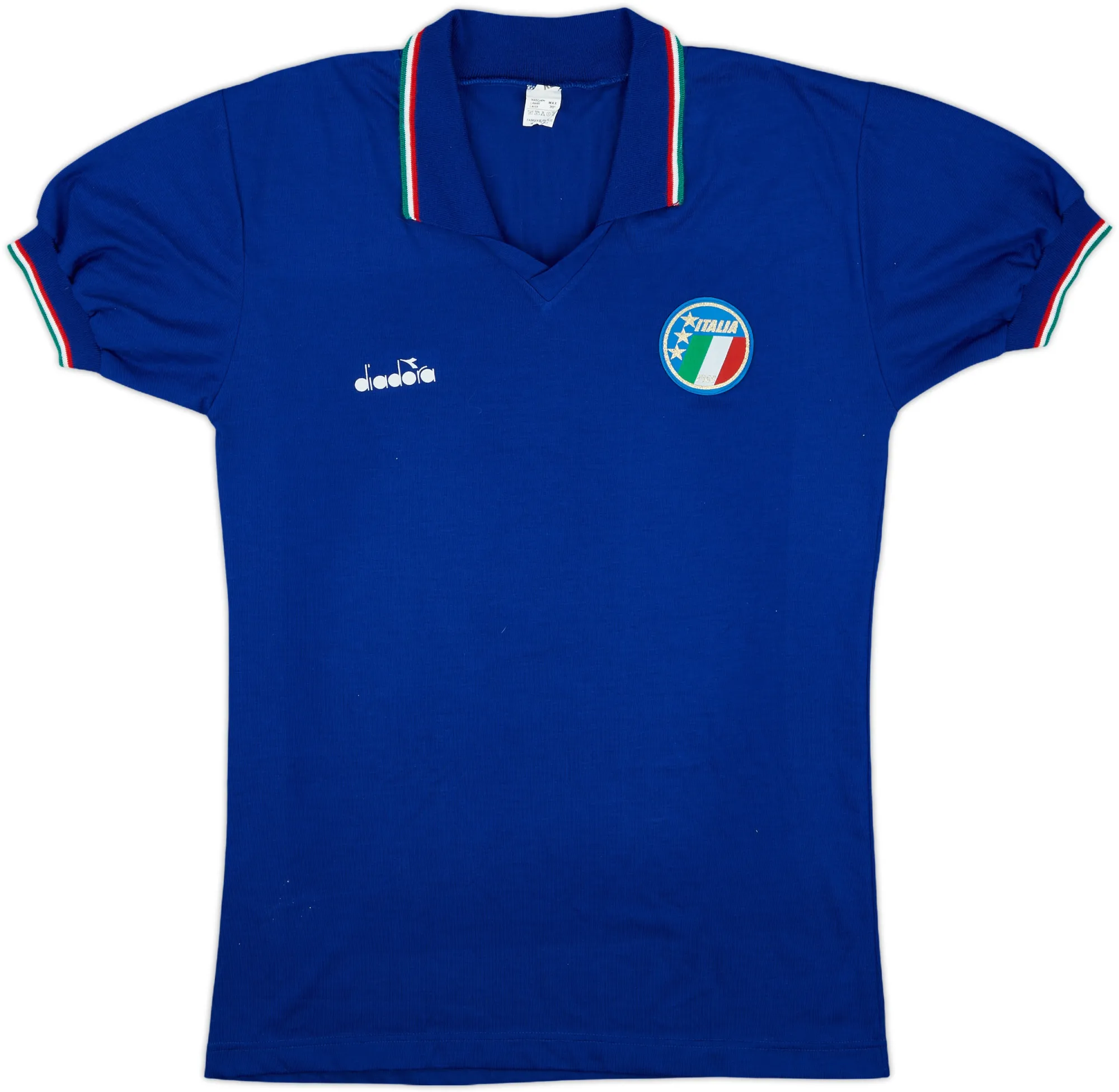 Diadora Italy Mens SS Home Shirt 1986