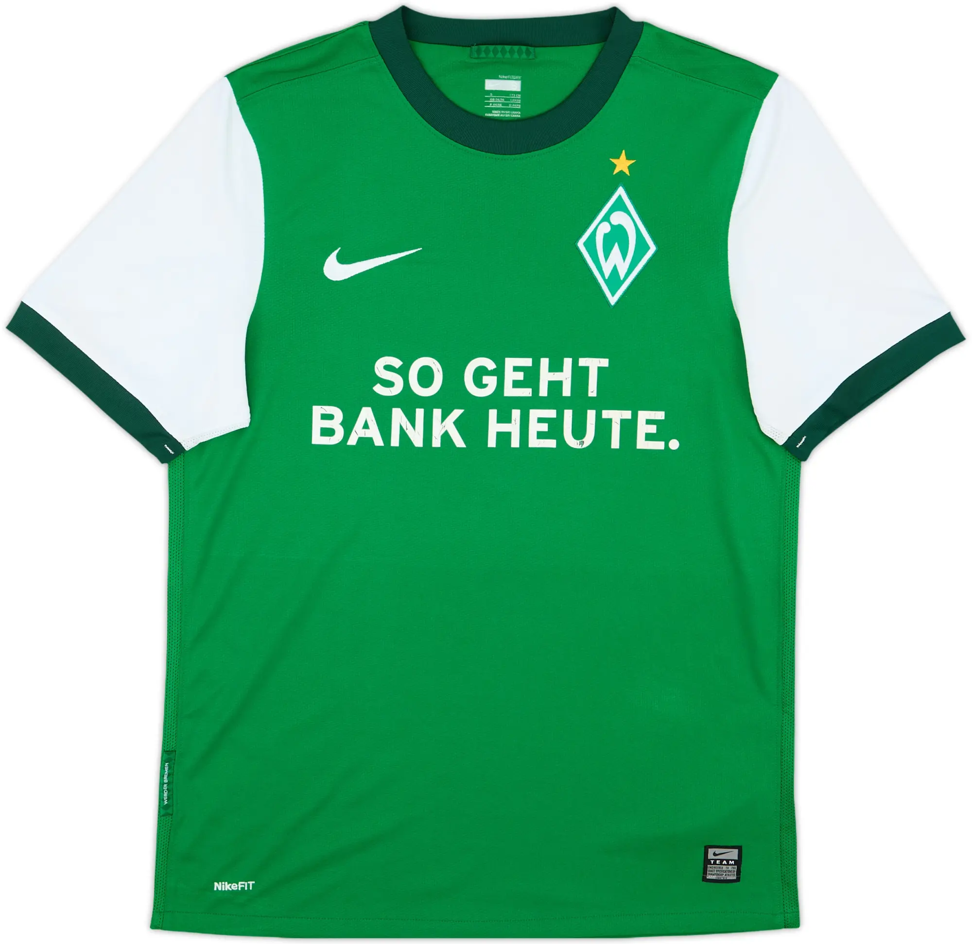 Nike Werder Bremen Mens SS Home Shirt 2009/10