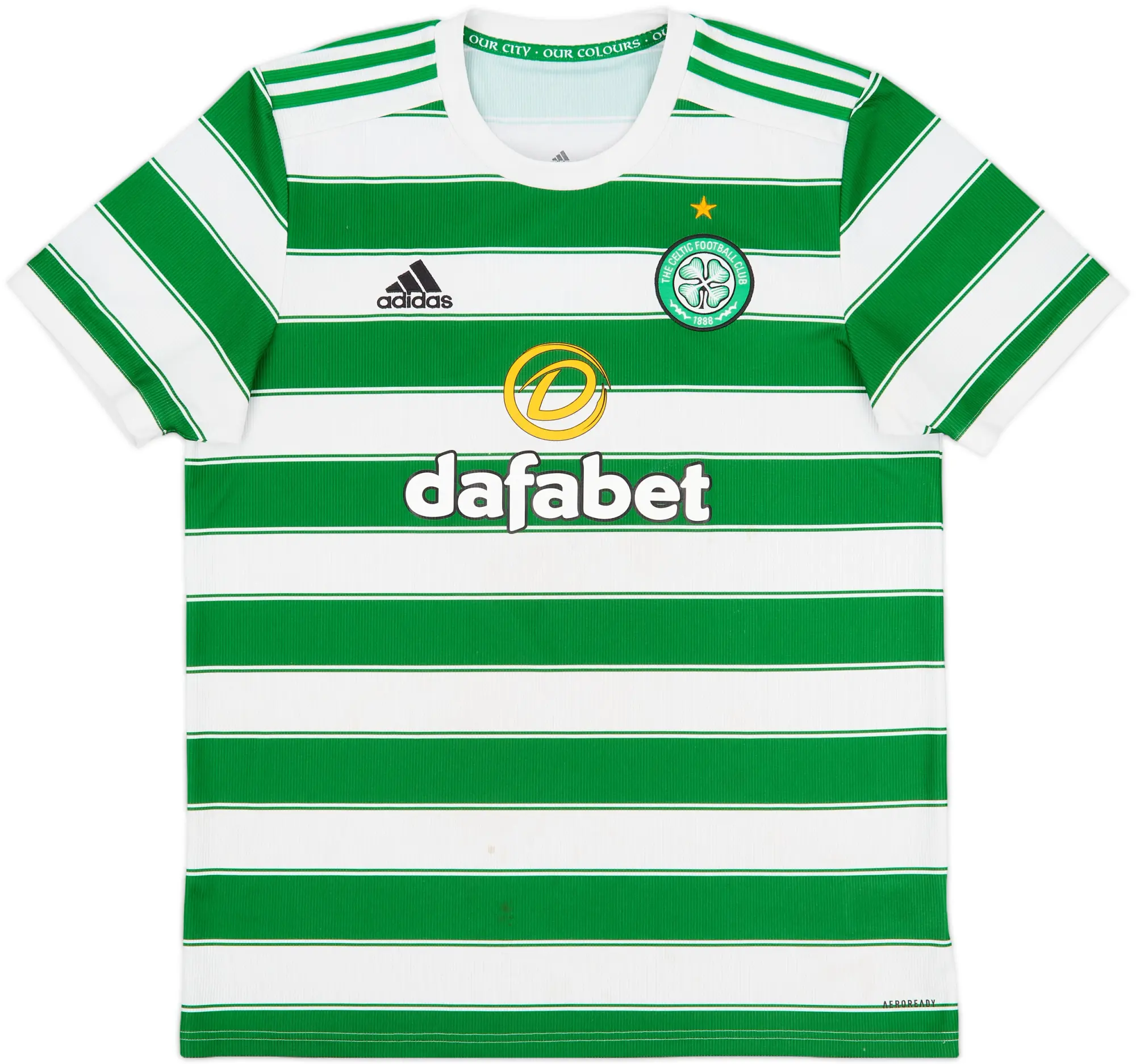 adidas Celtic Mens SS Home Shirt 2021/22