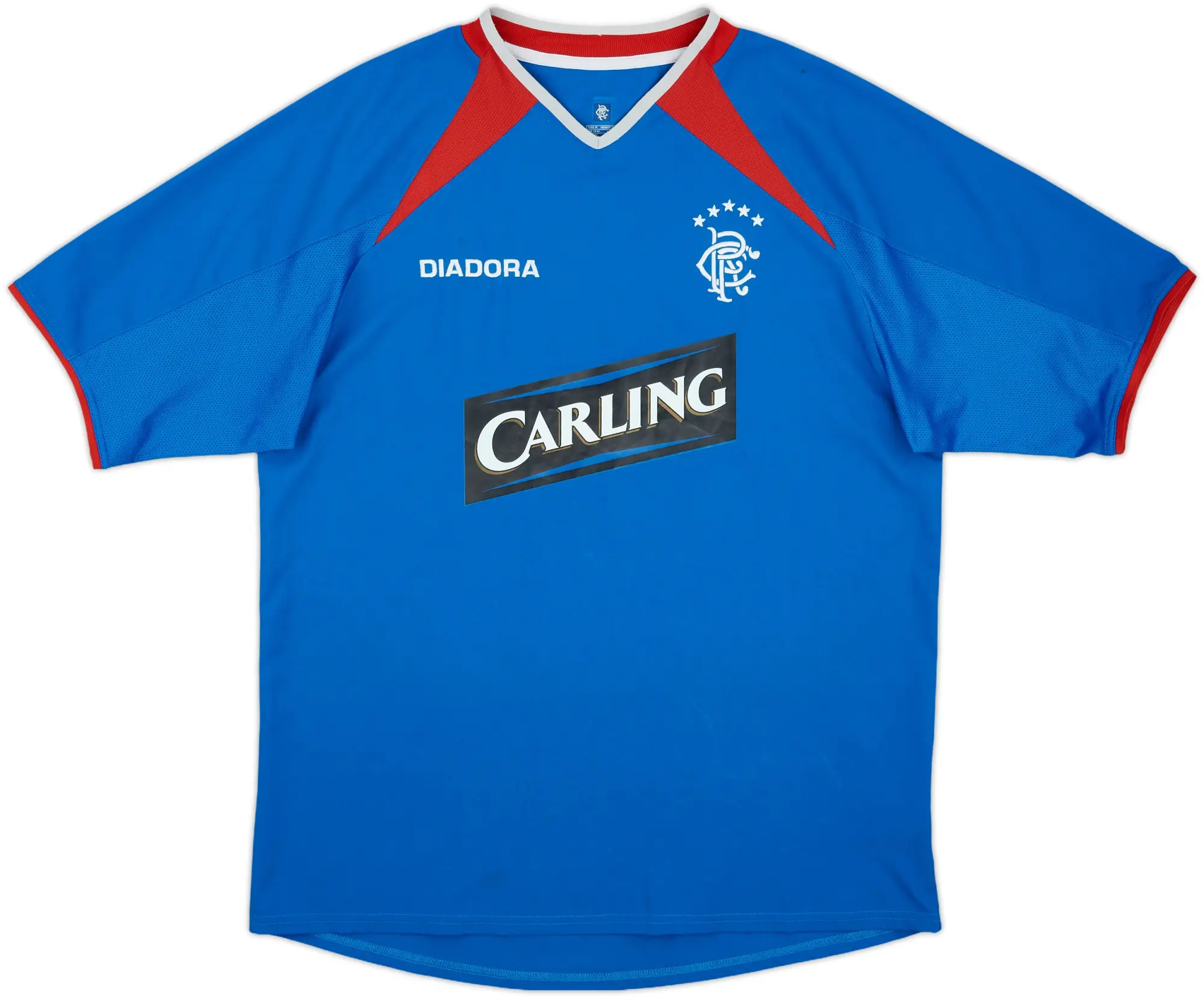 Diadora Rangers Mens SS Home Shirt 2003/05