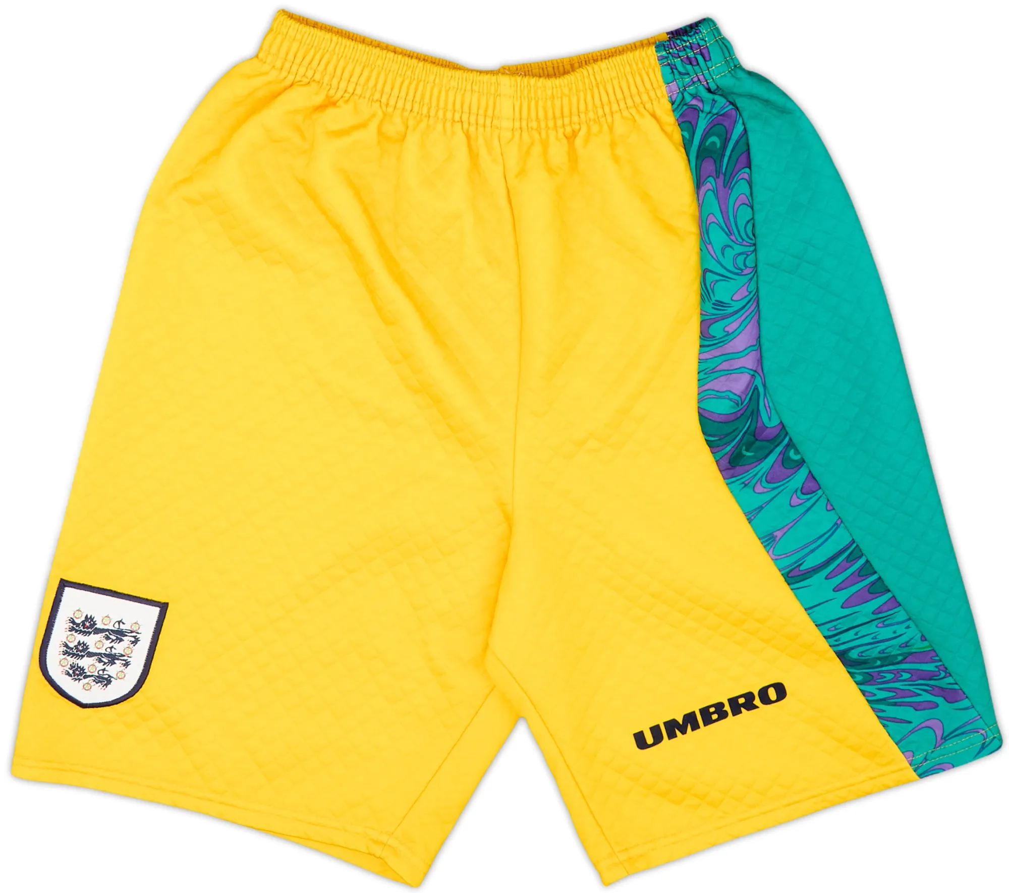 Umbro England Mens Goalkeeper Home Shorts 1996