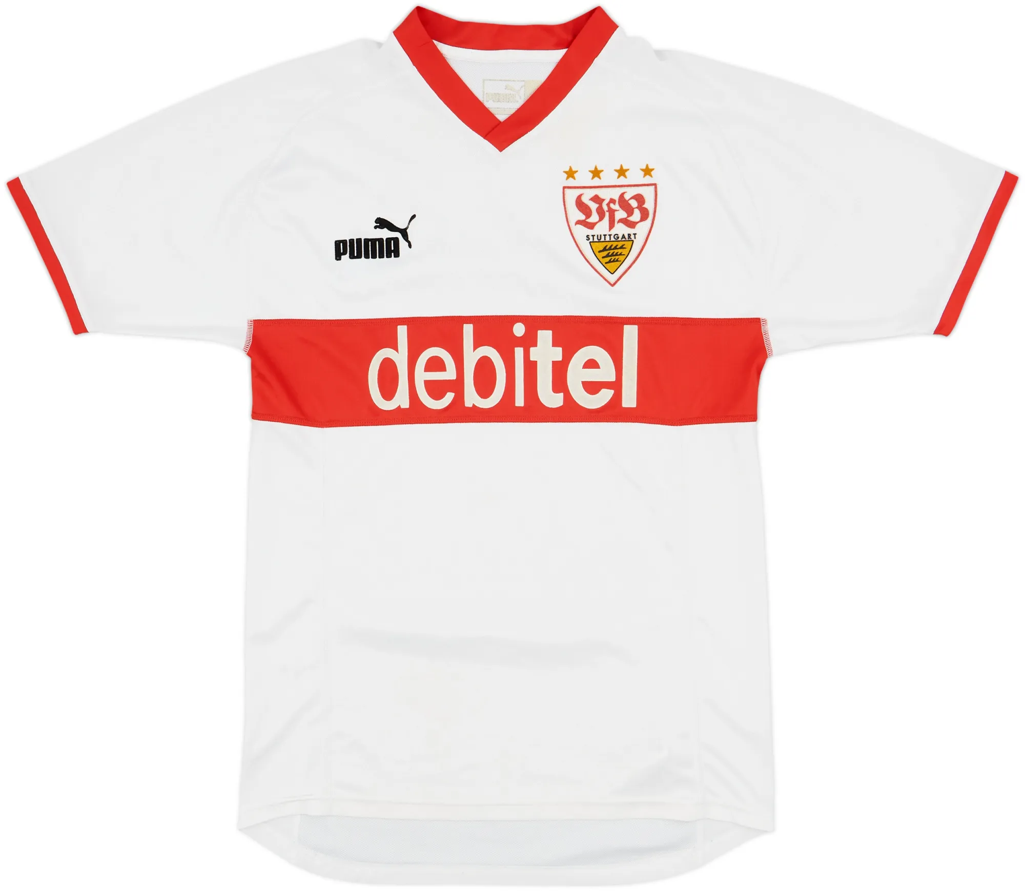Puma Stuttgart Mens SS Home Shirt 2003/04
