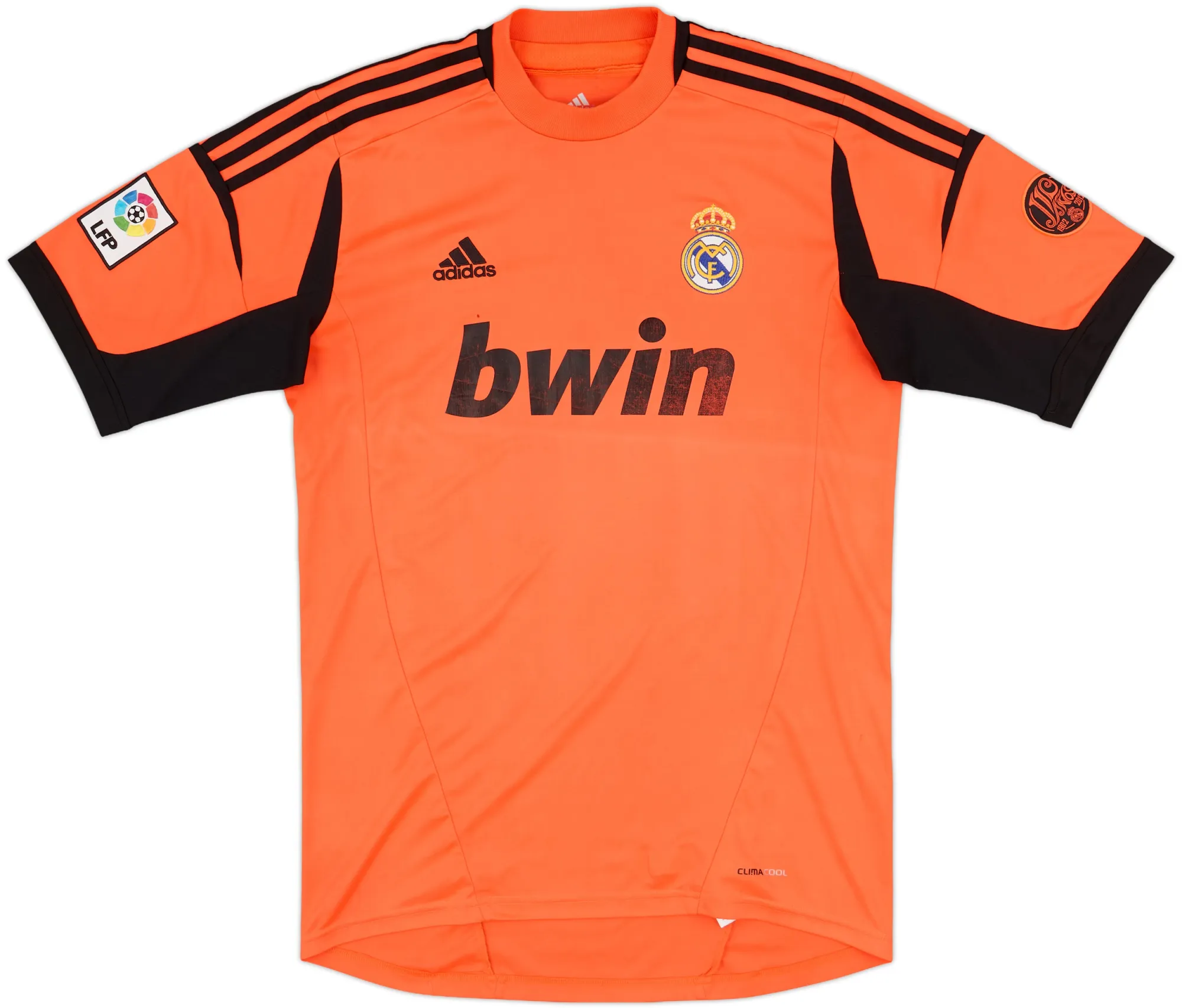 adidas Real Madrid Mens SS Goalkeeper Home Shirt 2012/13