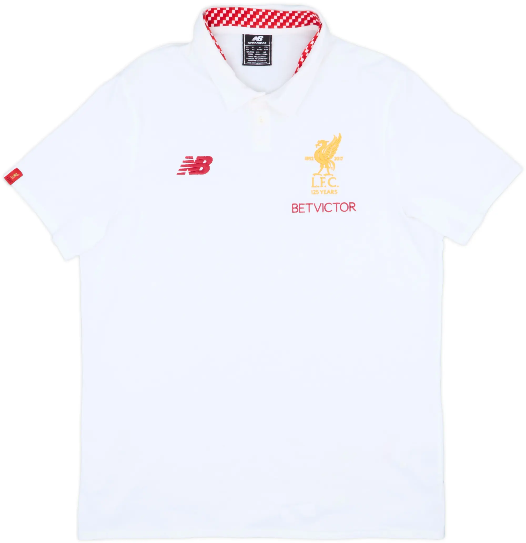 2017-18 Liverpool New Balance Polo Shirt - 9/10 - (XL)