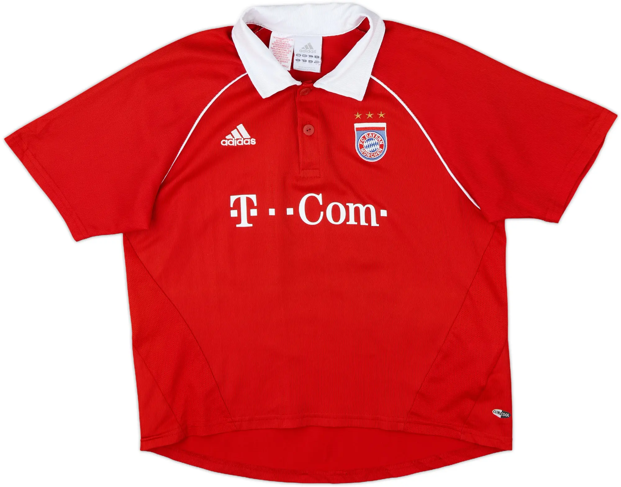 adidas Bayern Munich Boys SS Home Shirt 2005/06