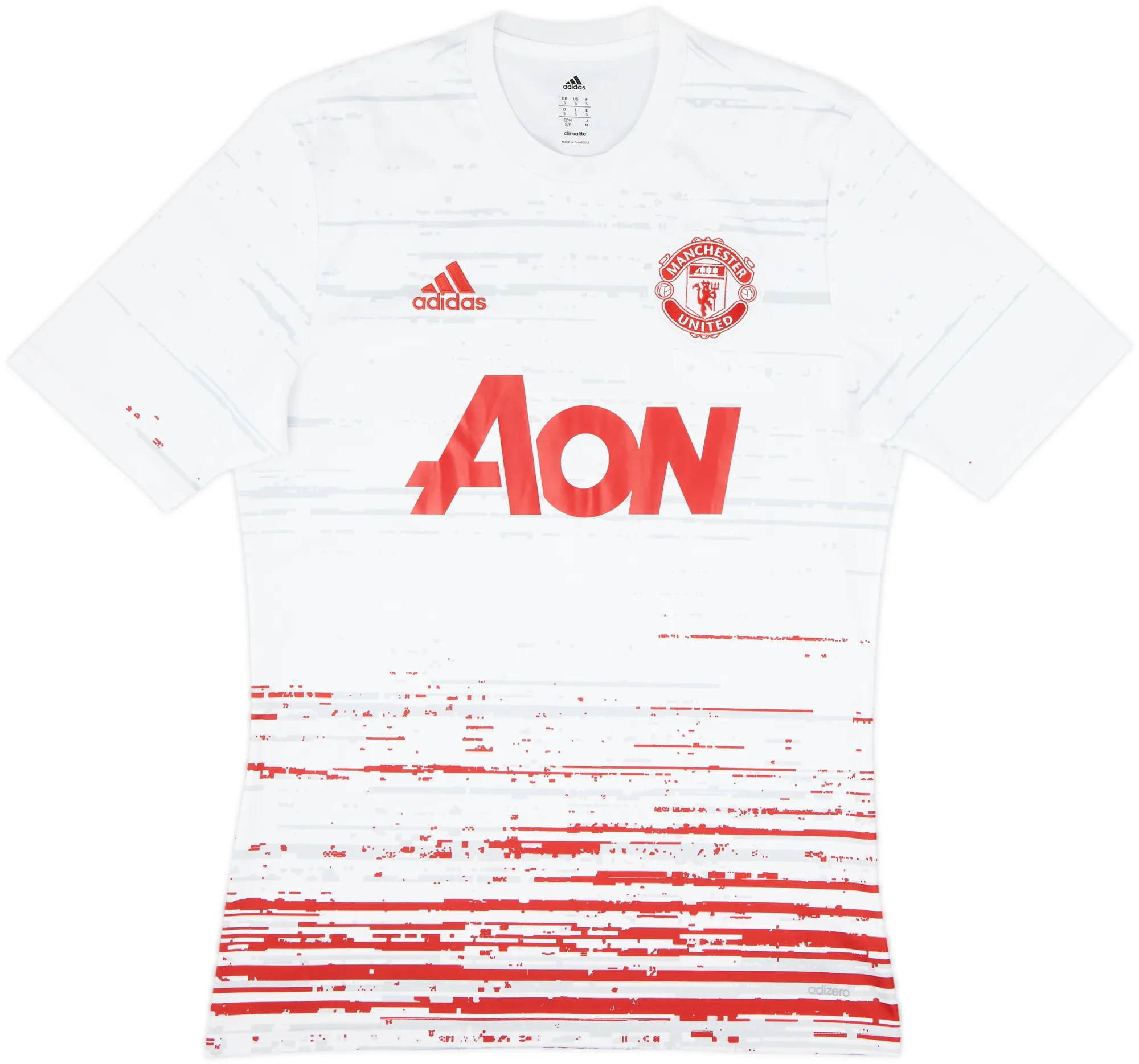 adidas Manchester United Mens SS Player Issue Home Shirt 2016/17