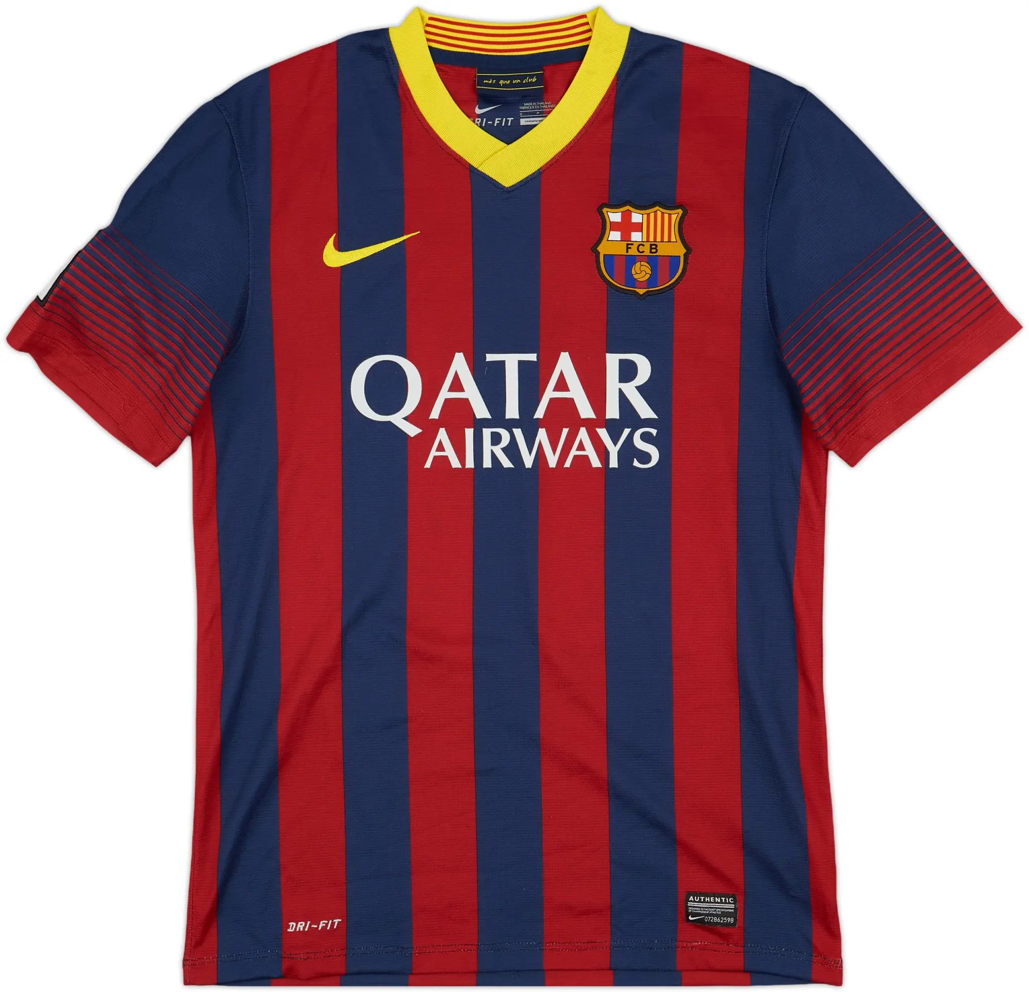 Nike Barcelona Mens SS Home Shirt 2013/14