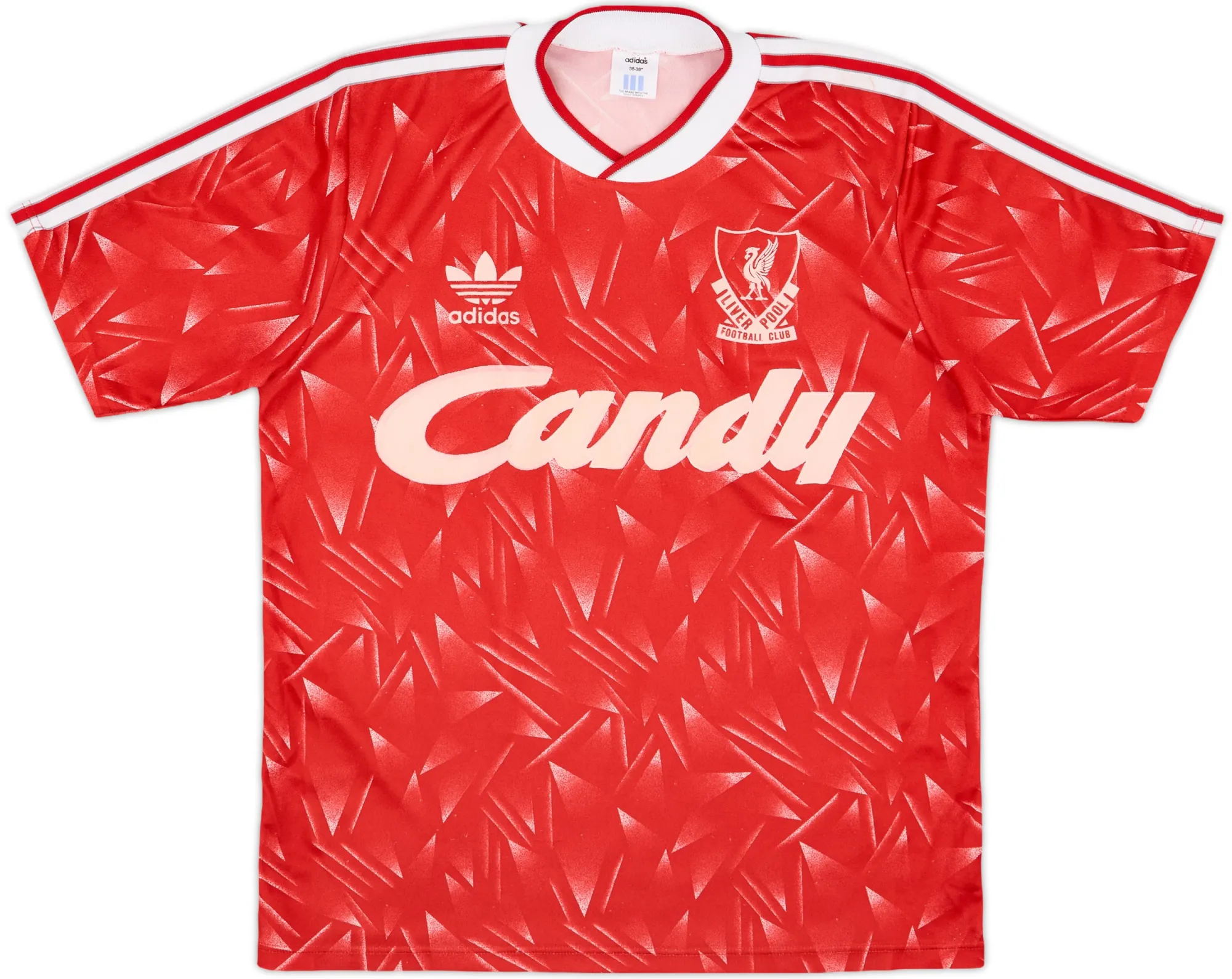 adidas Liverpool Mens SS Home Shirt 1989/91