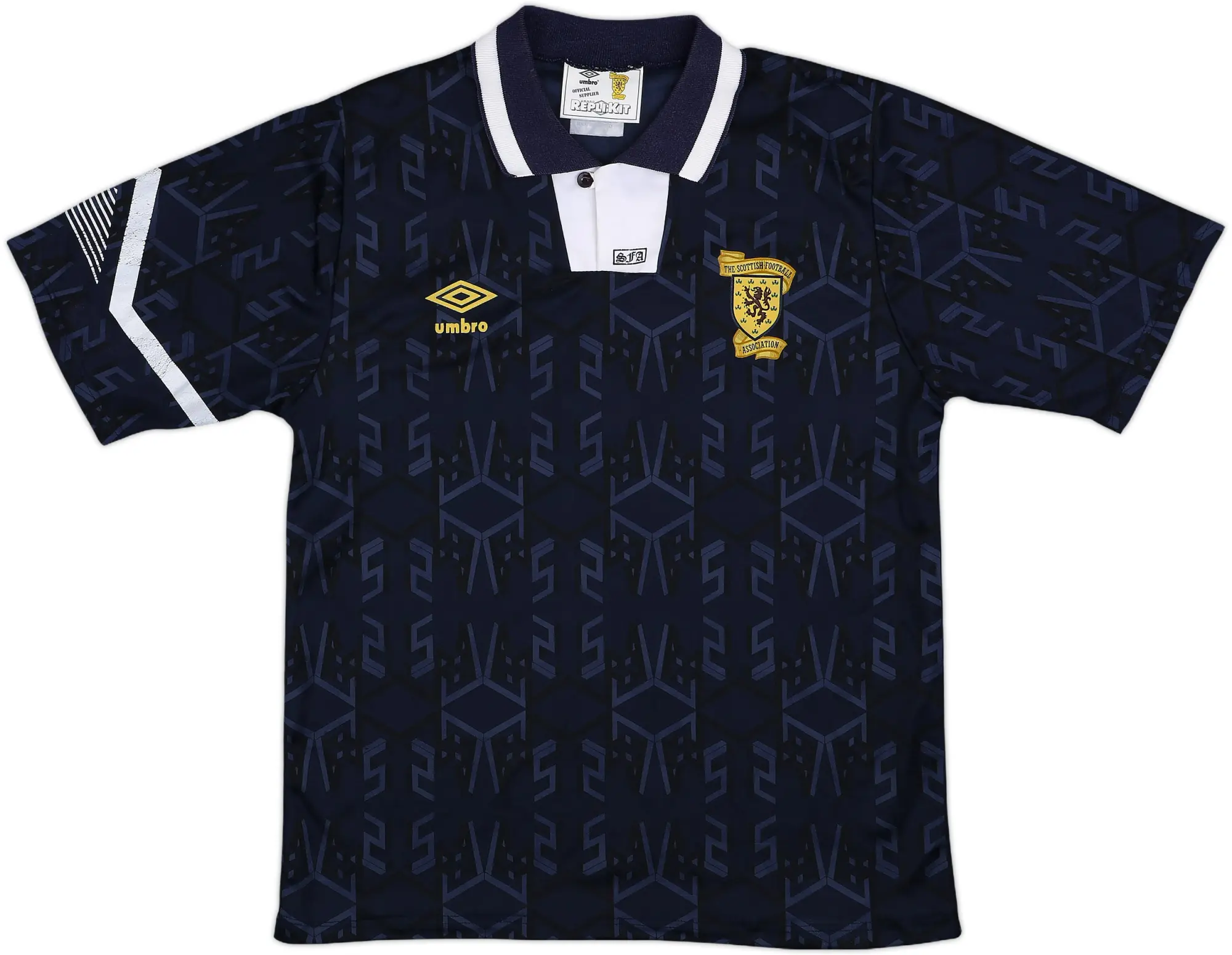 Umbro Scotland Mens SS Home Shirt 1991