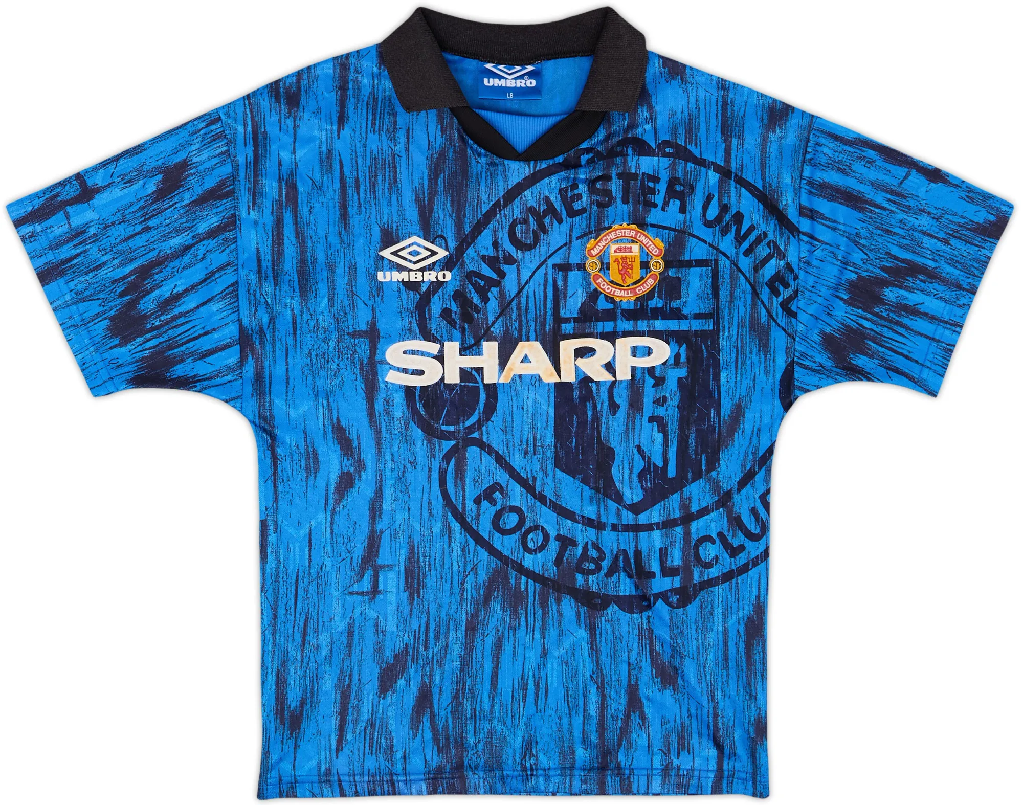 Umbro Manchester United Boys SS Away Shirt 1992/93
