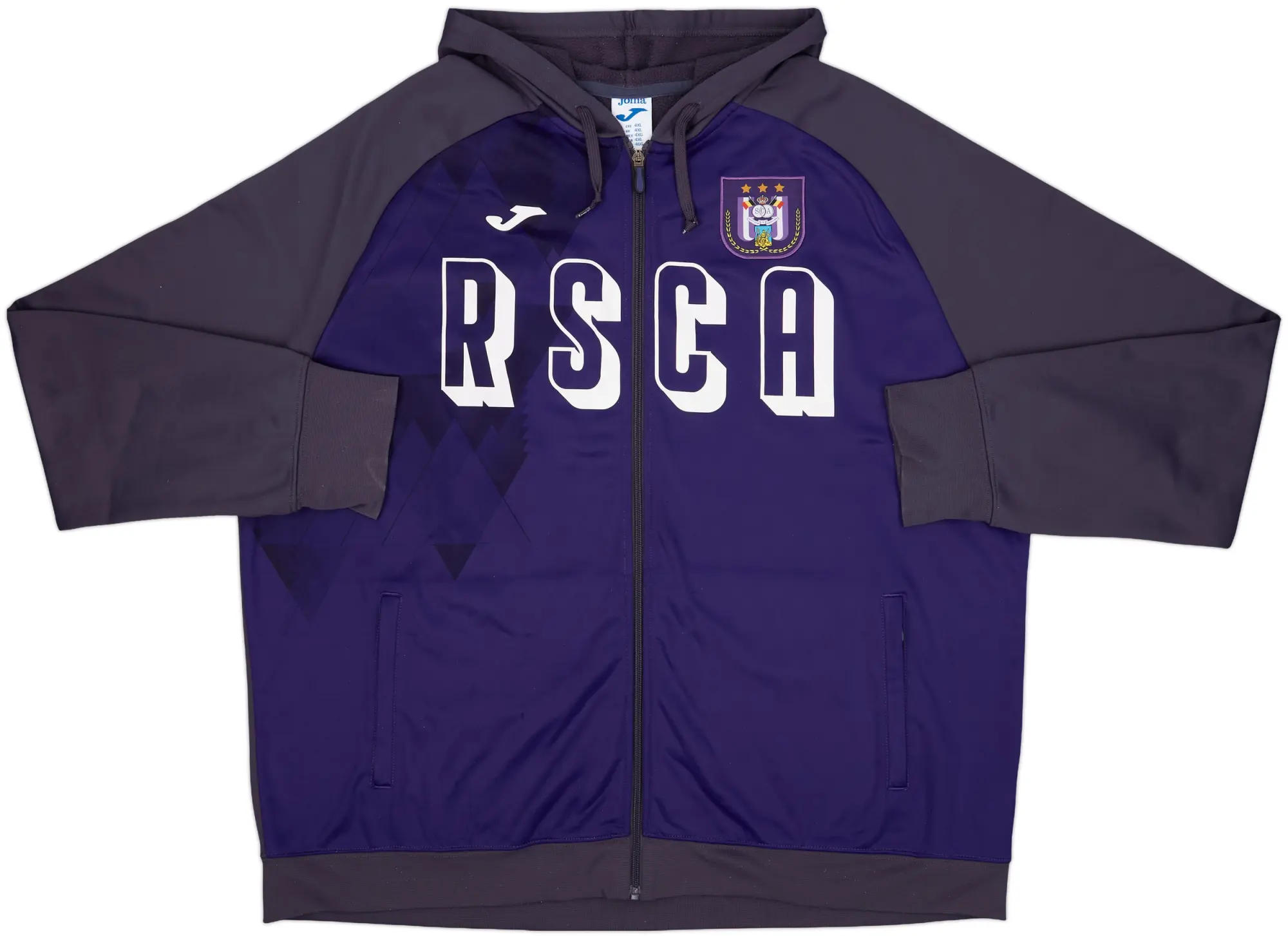 2019-20 Anderlecht Joma Hooded Track Jacket - 8/10 - (4XL)