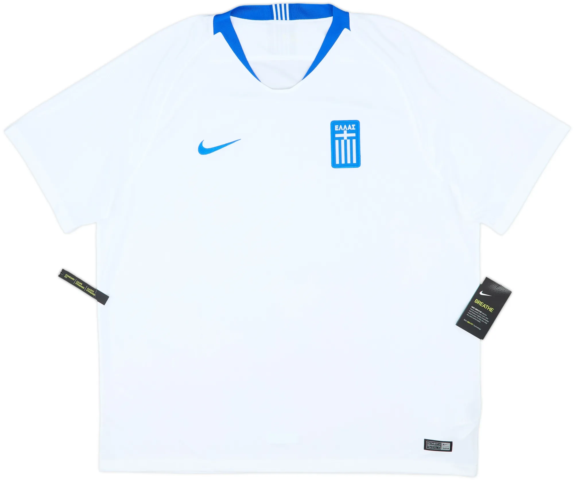 Nike Greece Mens SS Home Shirt 2018