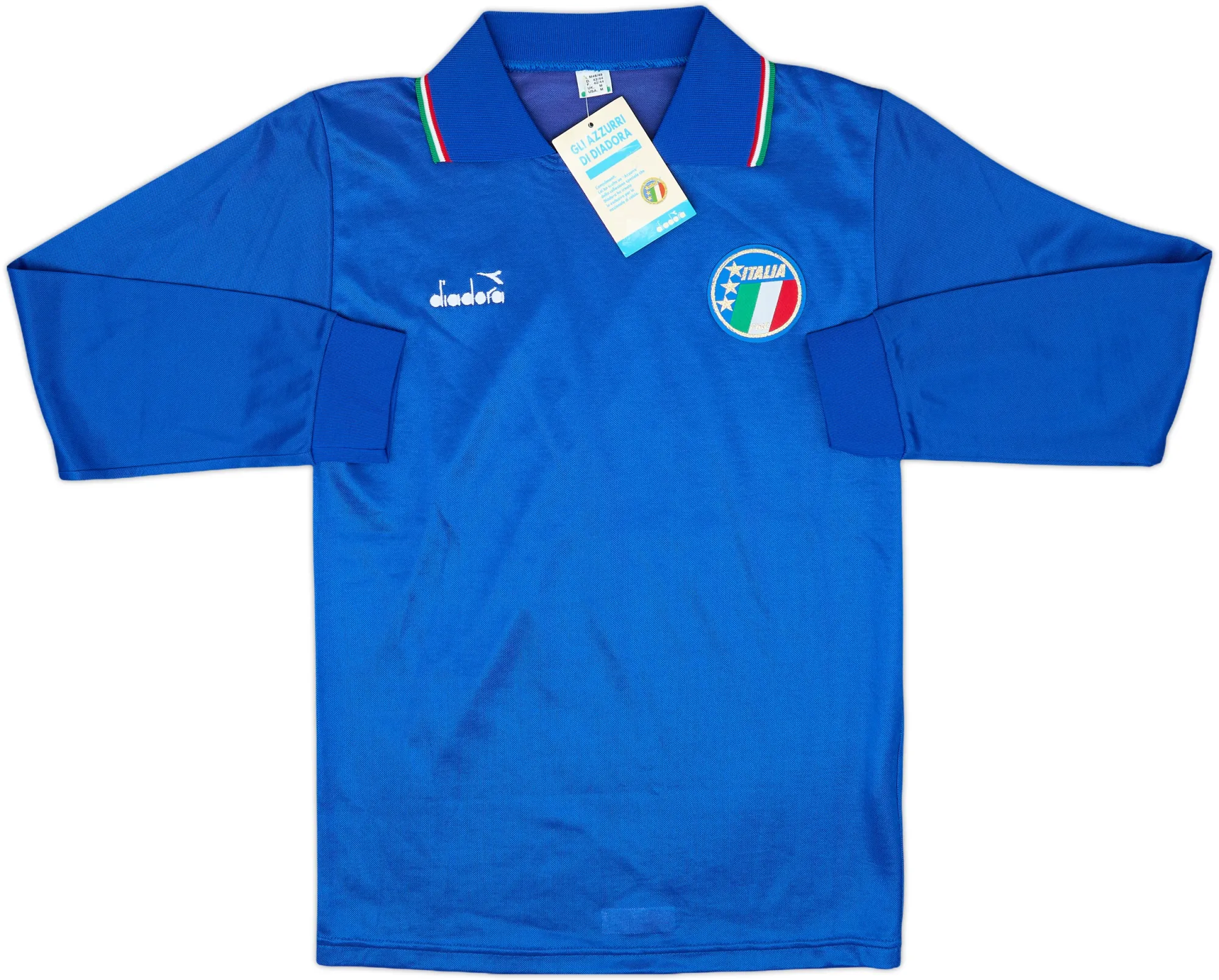 Diadora Italy Mens LS Home Shirt 1986
