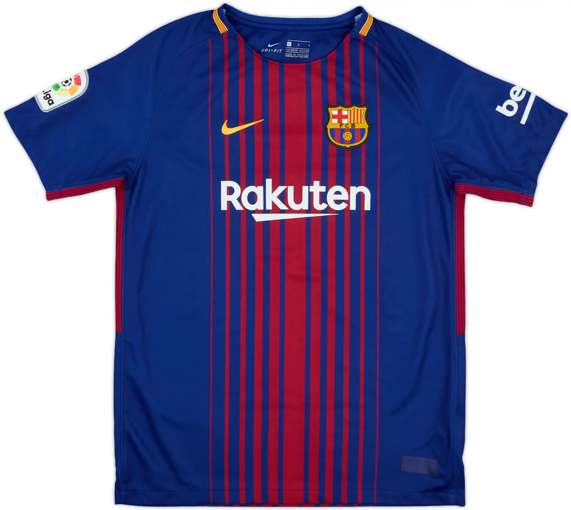 Nike Barcelona Boys SS Home Shirt 2017/18
