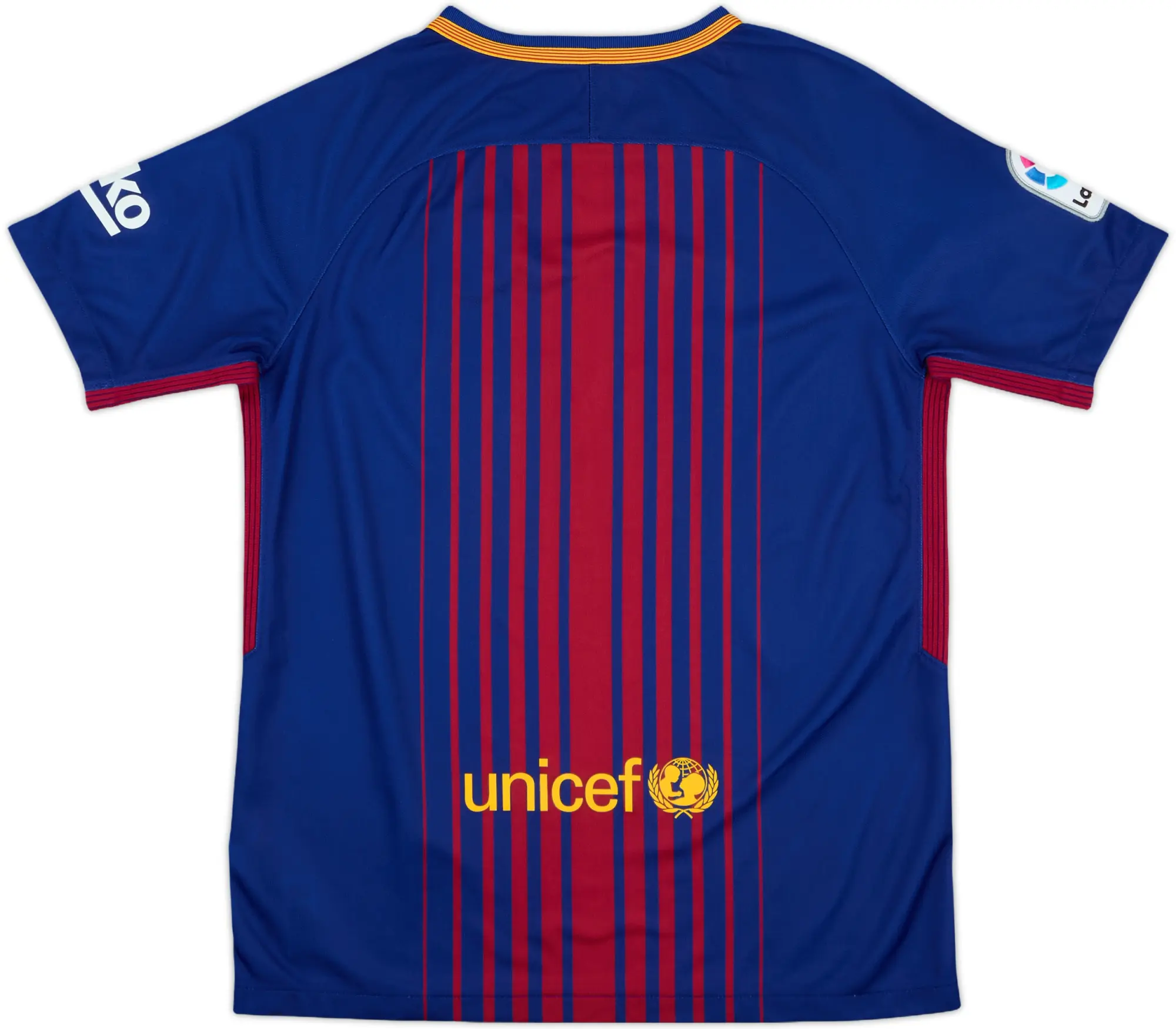 Nike Barcelona Boys SS Home Shirt 2017/18