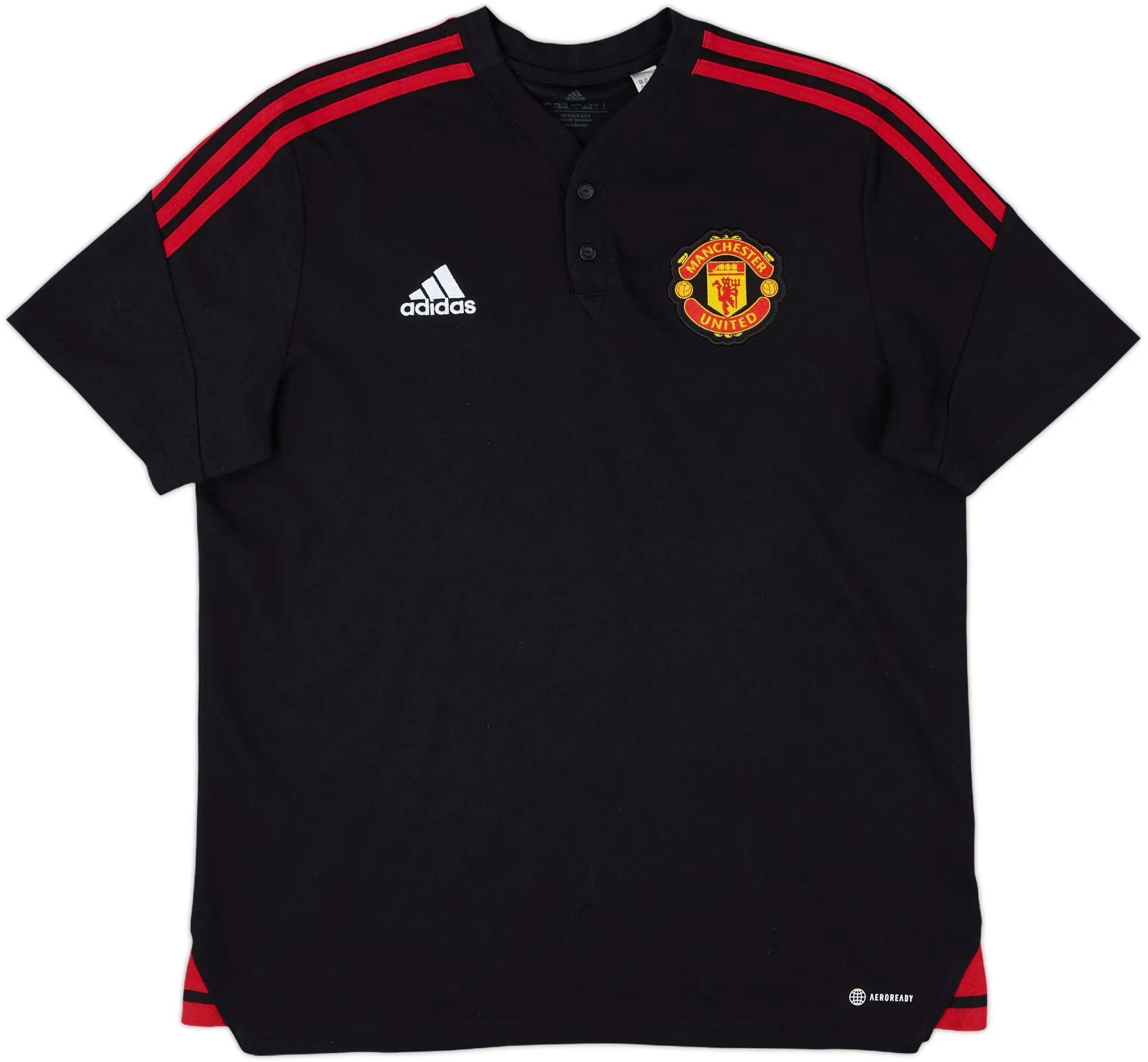 2022-23 Manchester United adidas Polo Shirt - 9/10 - (L)