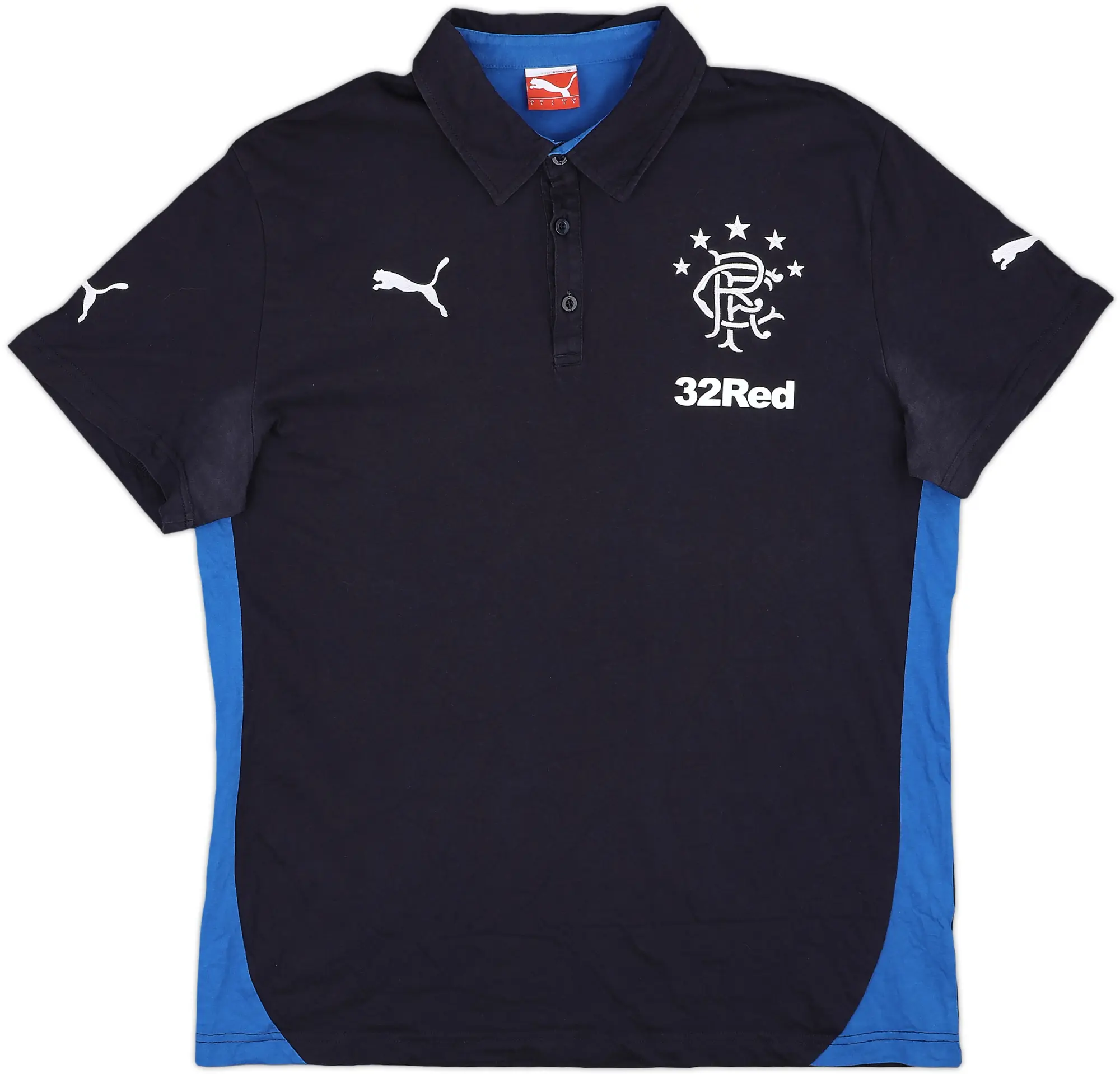 2013-14 Rangers Puma Polo Shirt - 8/10 - (L)