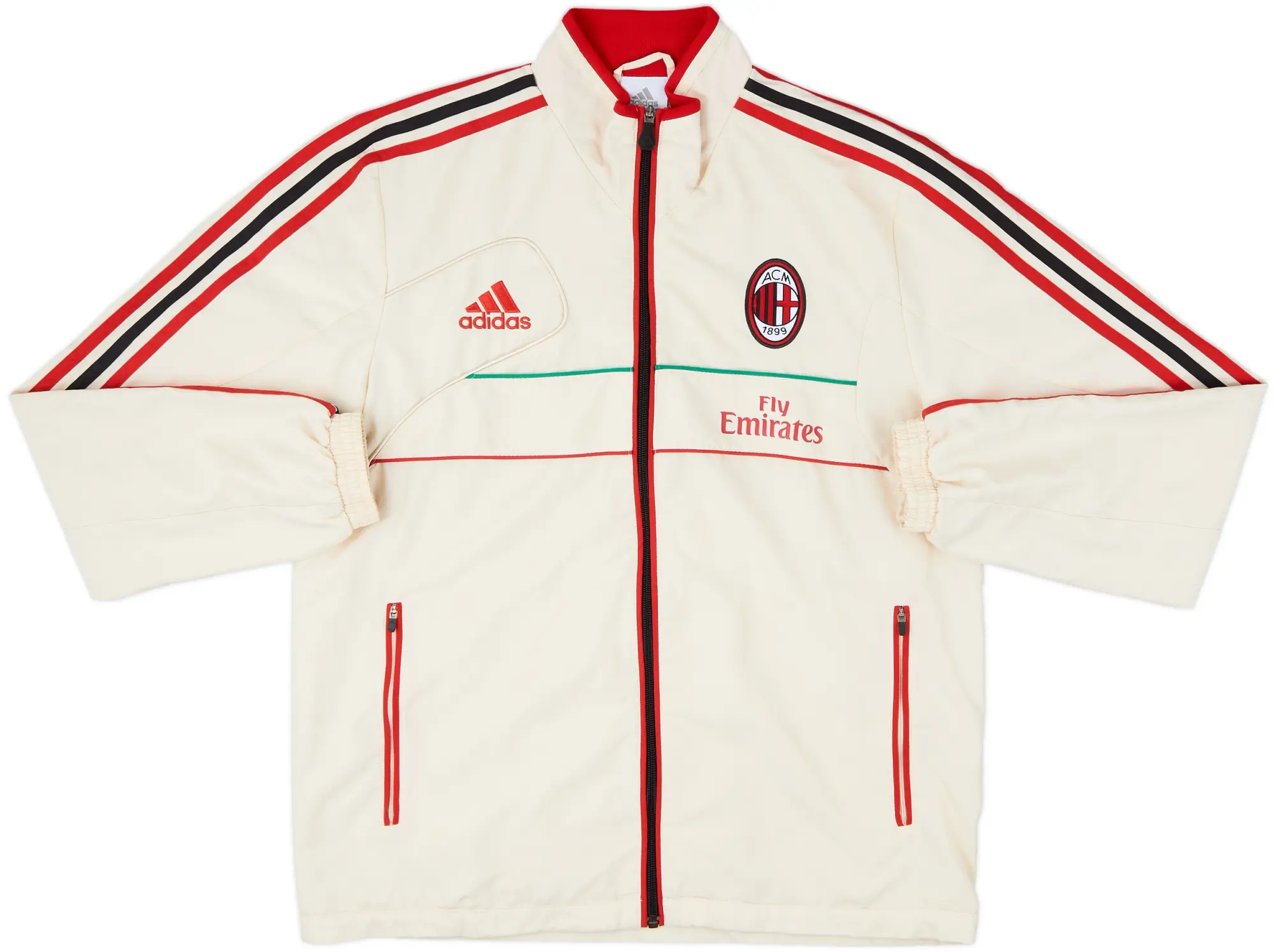 2012-13 AC Milan adidas Track Jacket - 8/10 - (M/L)