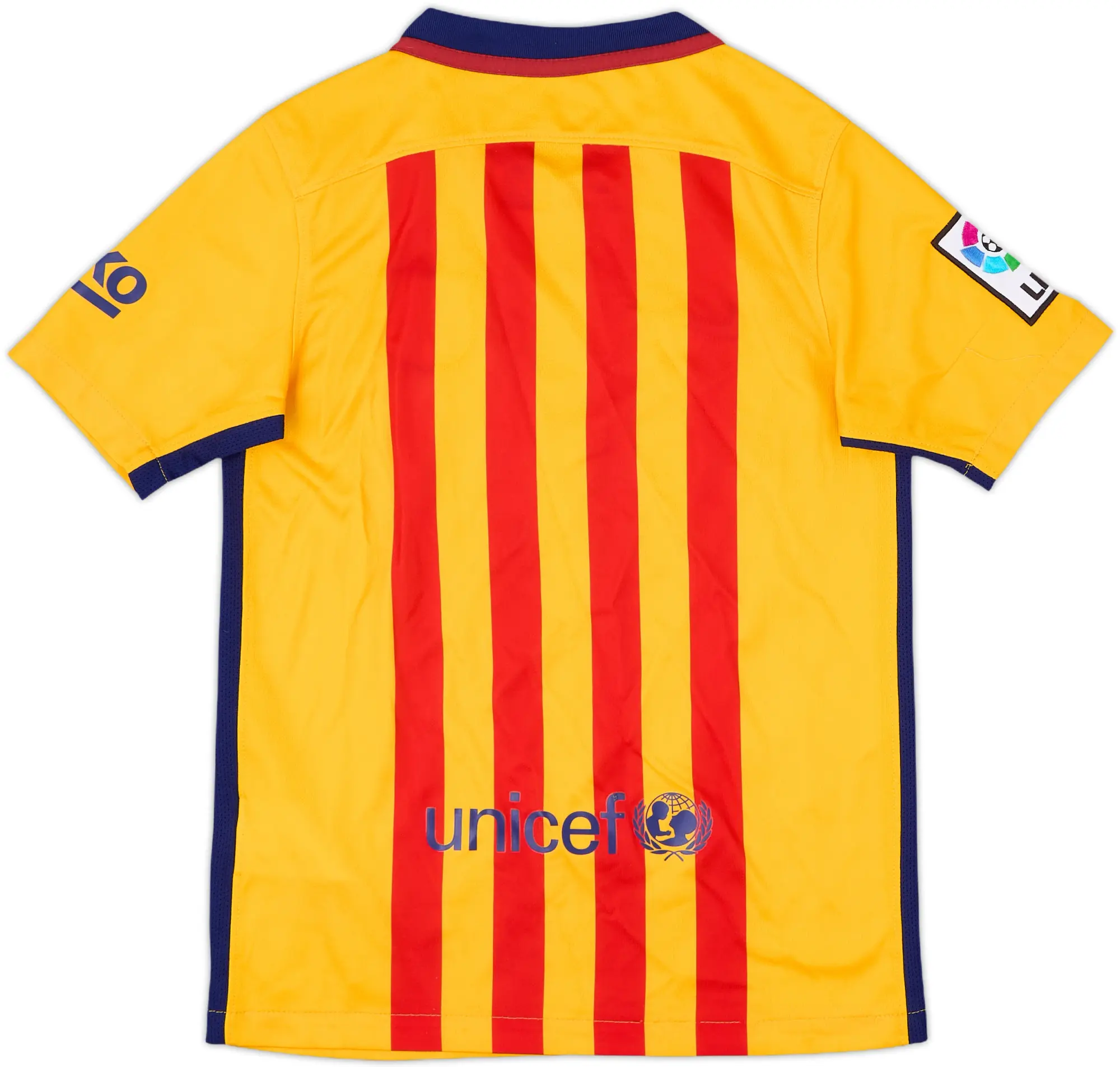 Nike Barcelona Boys SS Away Shirt 2015/16