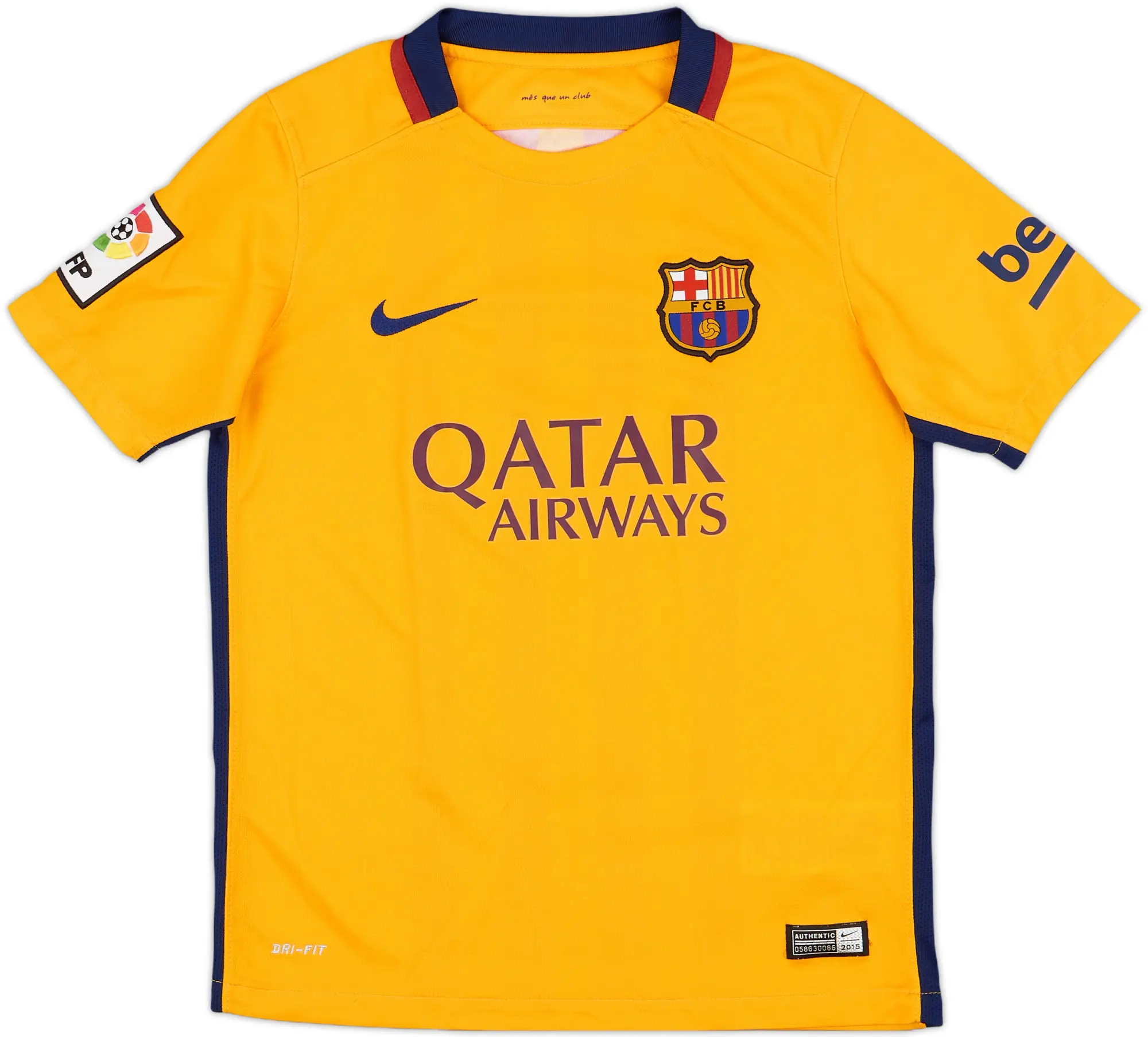 Nike Barcelona Boys SS Away Shirt 2015/16
