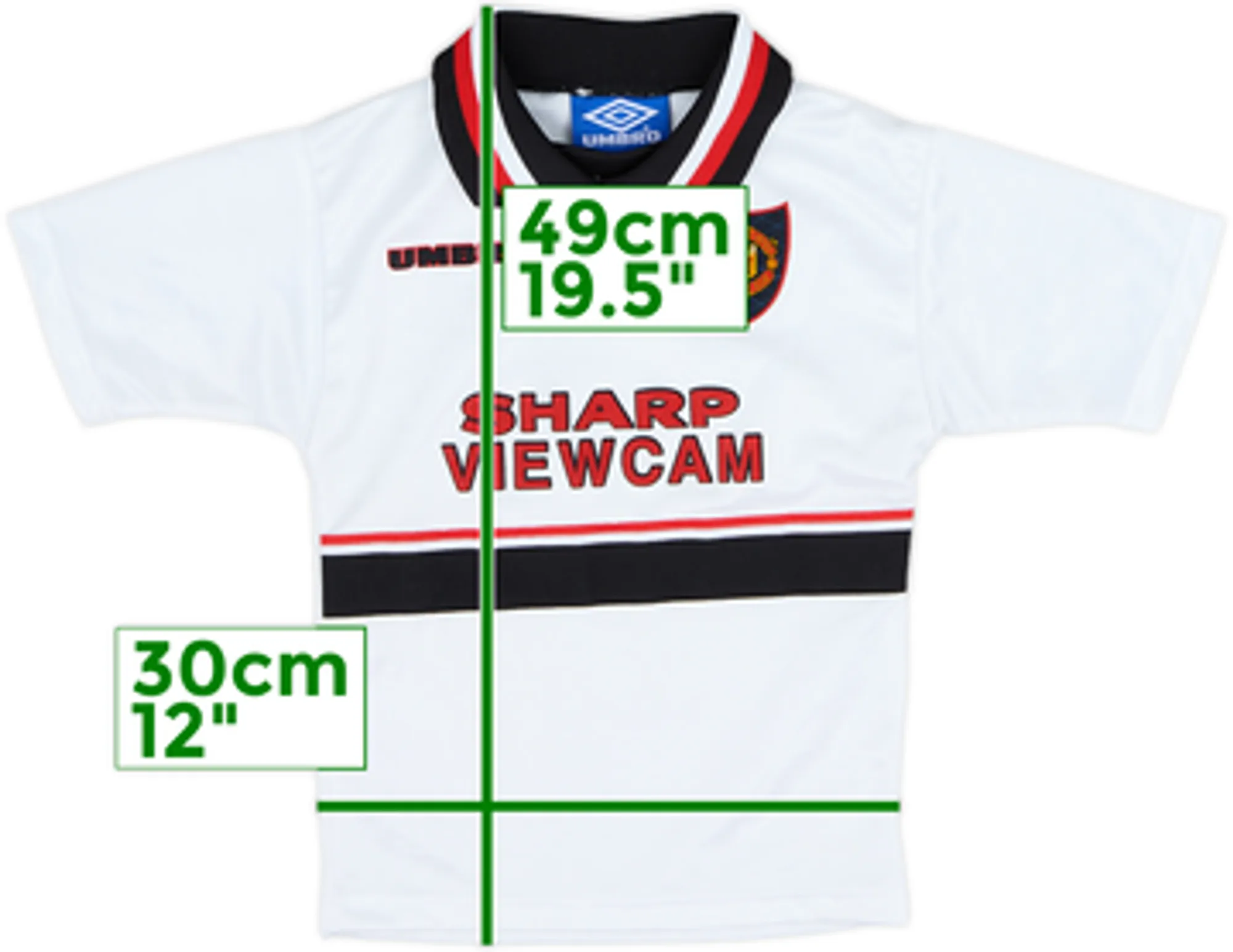 Umbro Manchester United Mens SS Away Shirt 1997/99