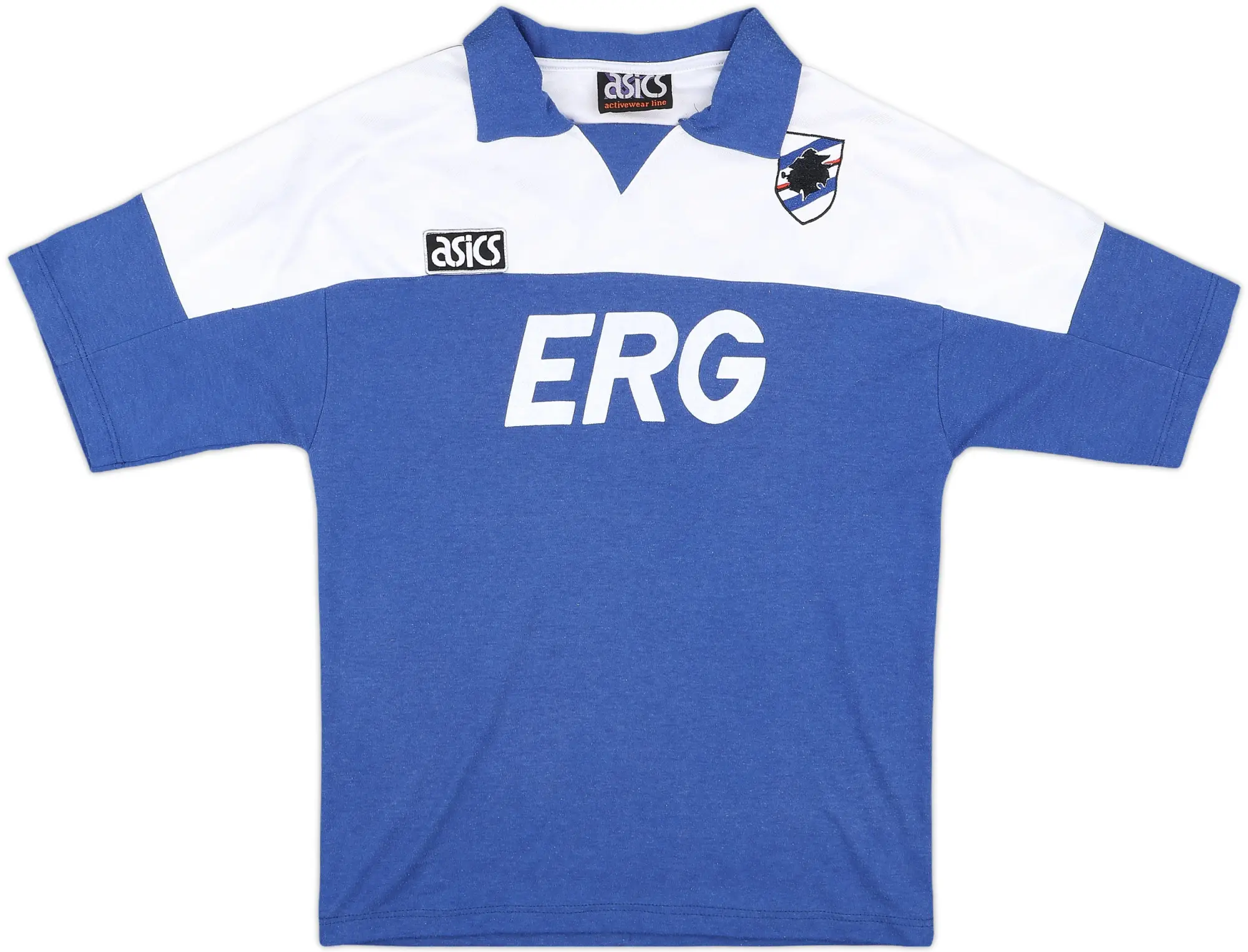 Asics Sampdoria Mens SS Home Shirt 1992/94