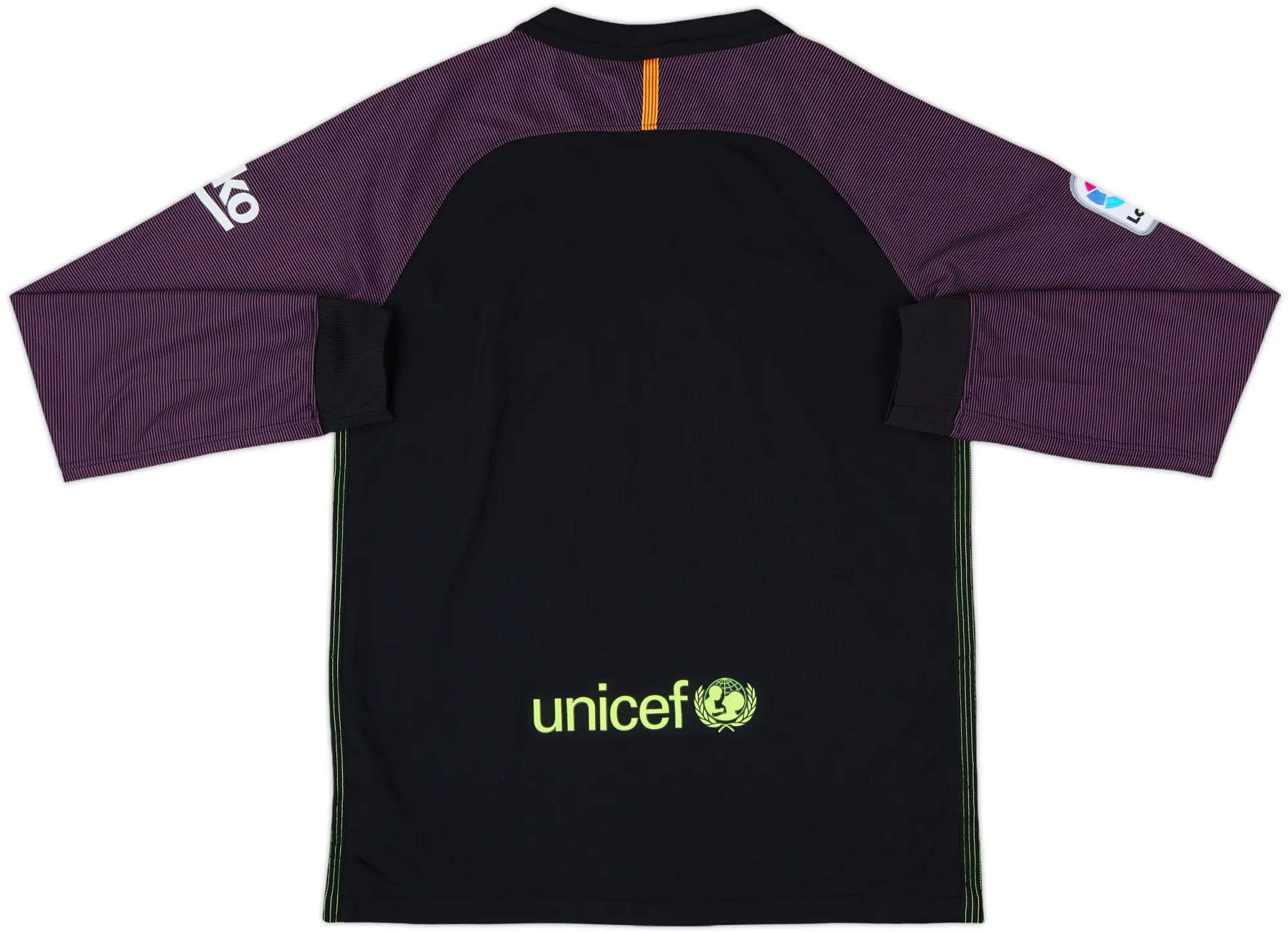 Nike Barcelona Boys LS Goalkeeper Home Shirt 2016/17