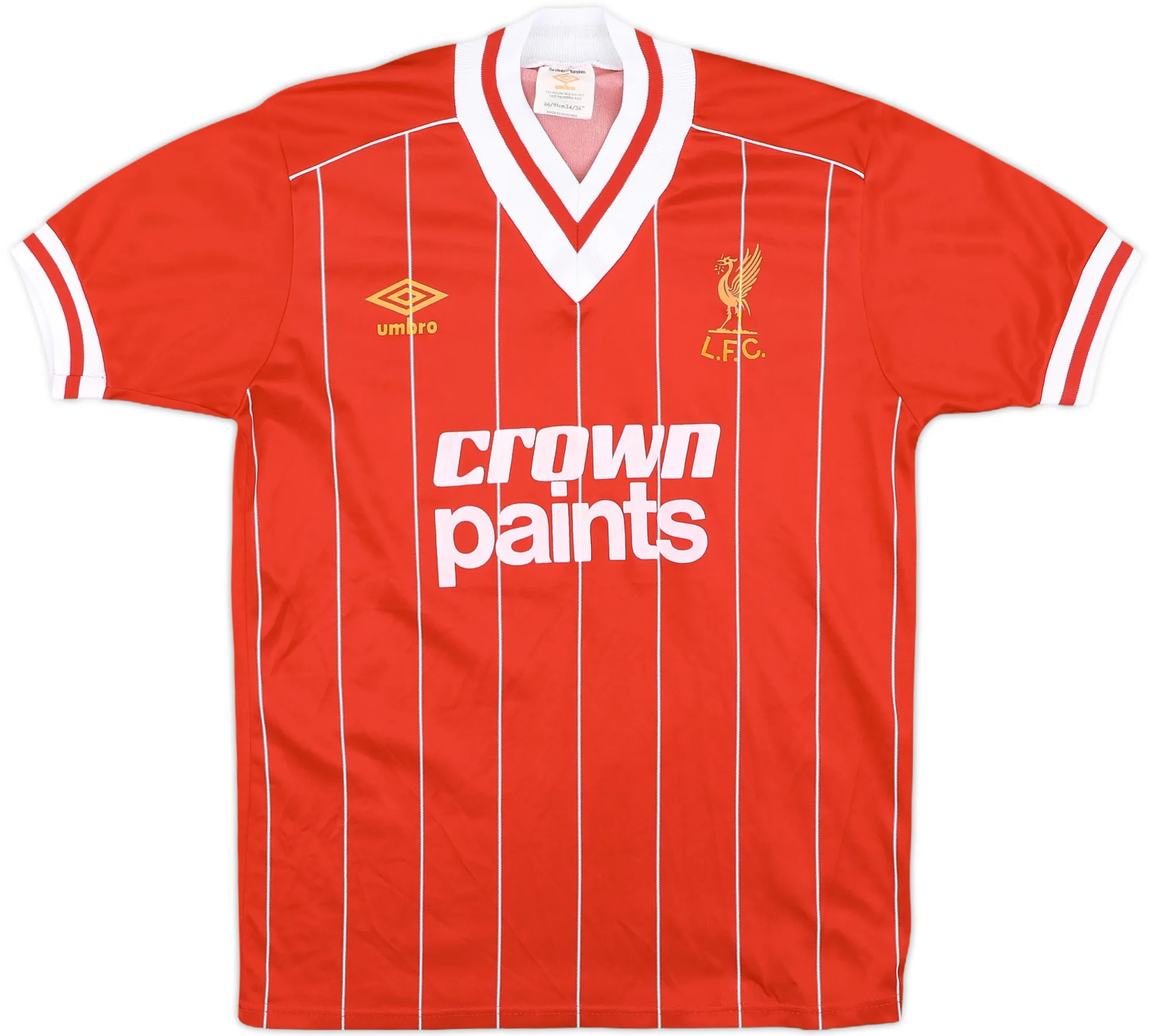 Umbro Liverpool Mens SS Home Shirt 1982/83