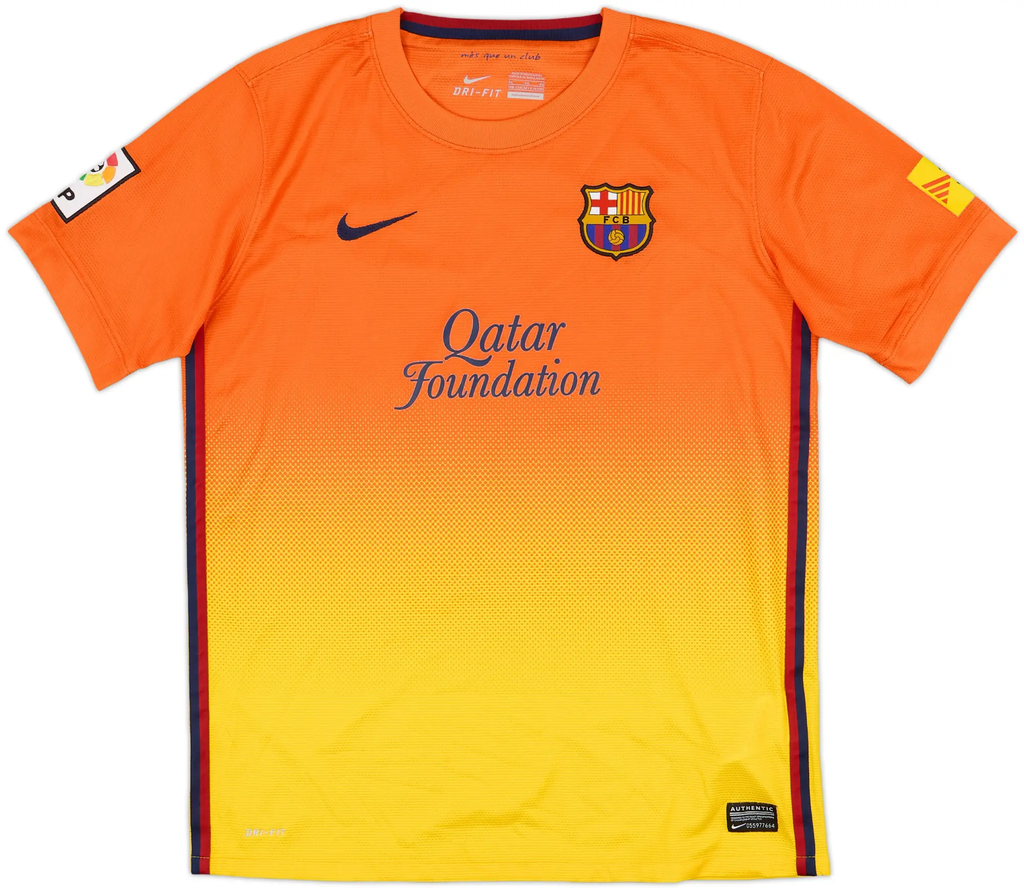 Nike Barcelona Boys SS Away Shirt 2012/13