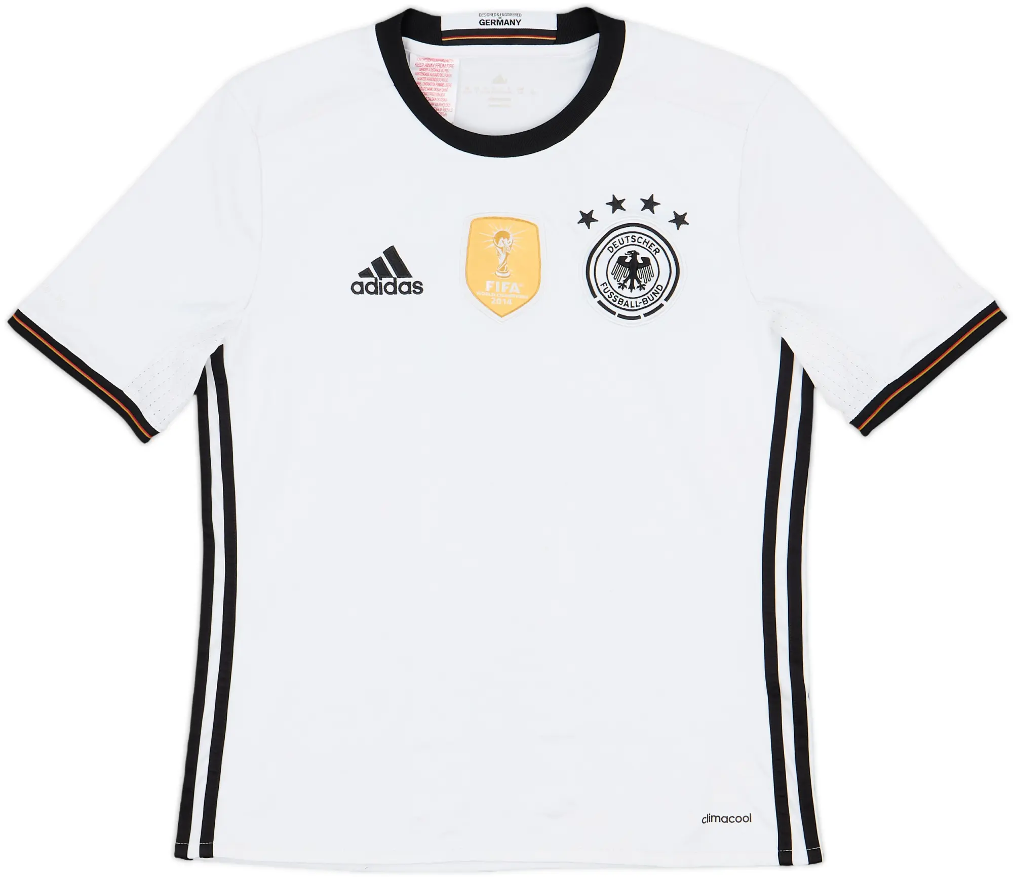 adidas Germany Boys SS Home Shirt 2016