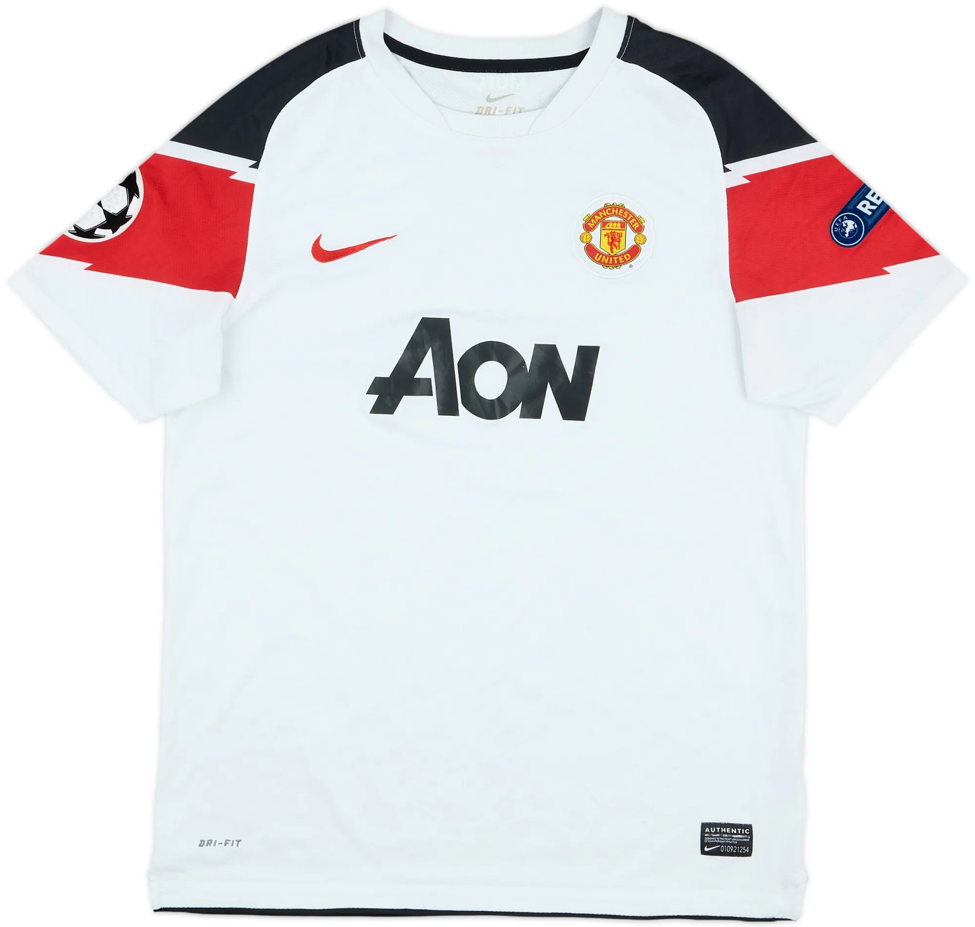 Nike Manchester United Boys SS Away Shirt 2010/12
