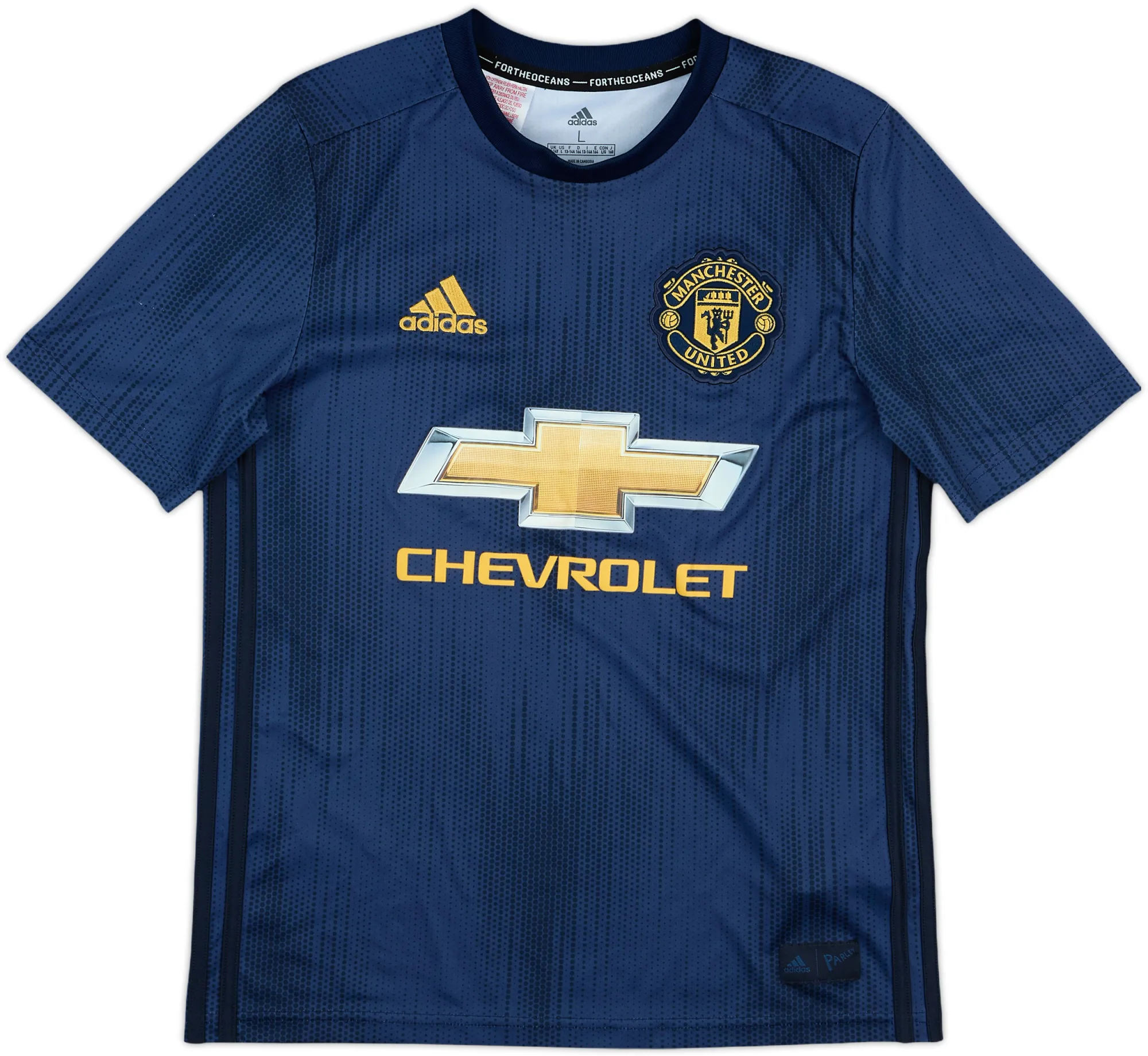 adidas Manchester United Boys SS Third Shirt 2018/19
