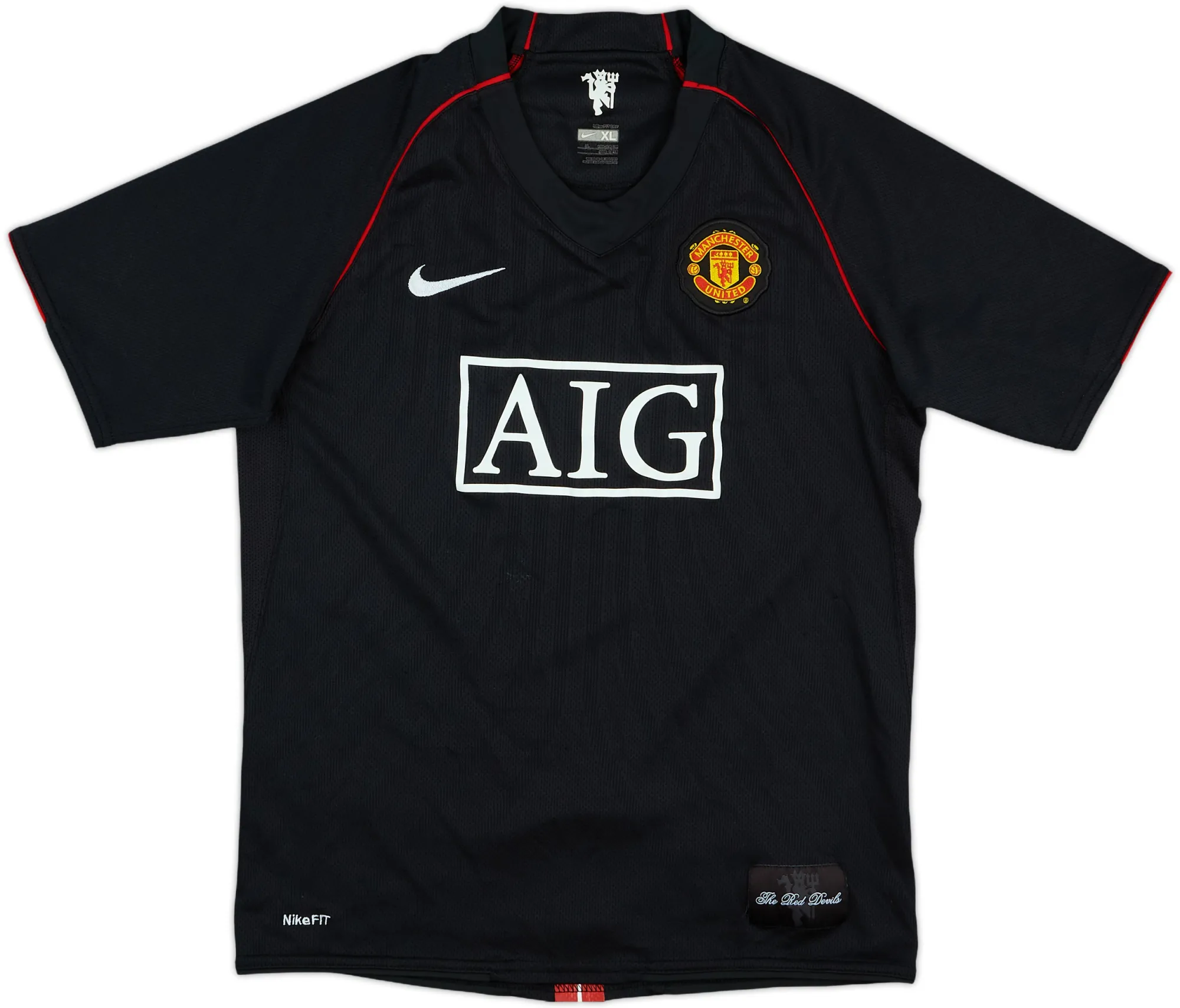 Nike Manchester United Boys SS Away Shirt 2007/08