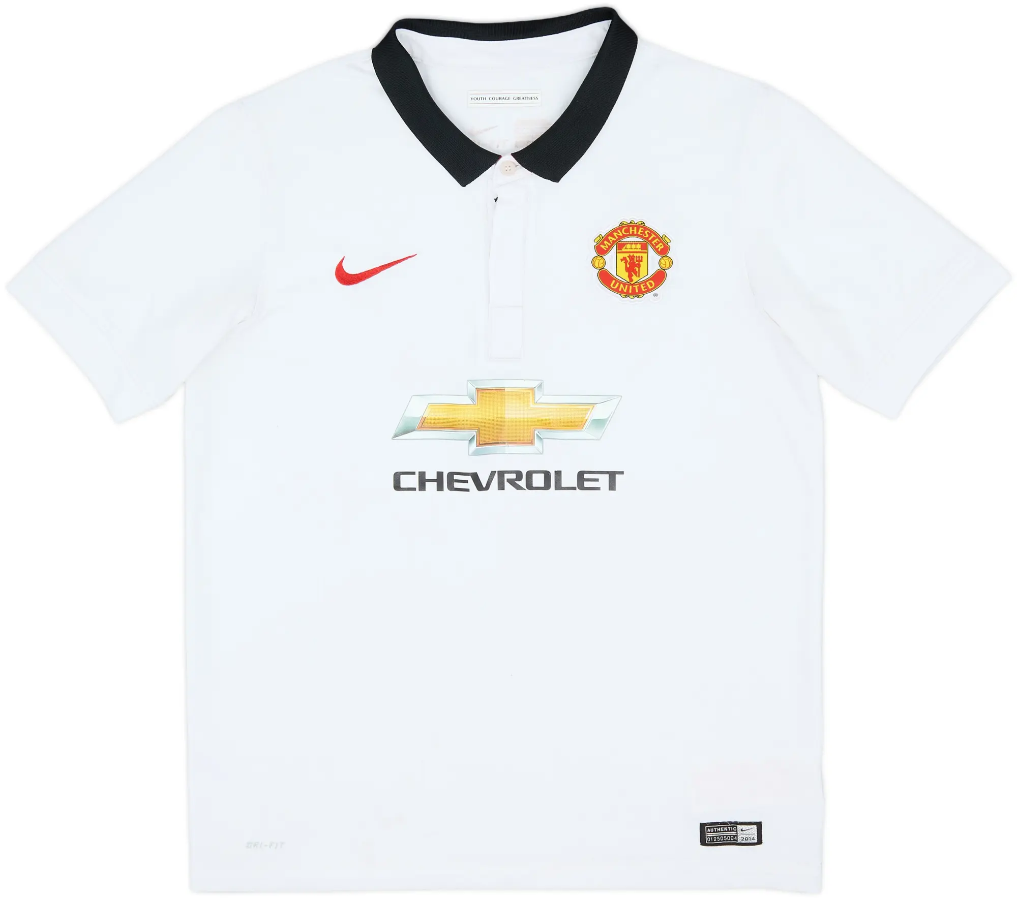 Nike Manchester United Boys SS Away Shirt 2014/15