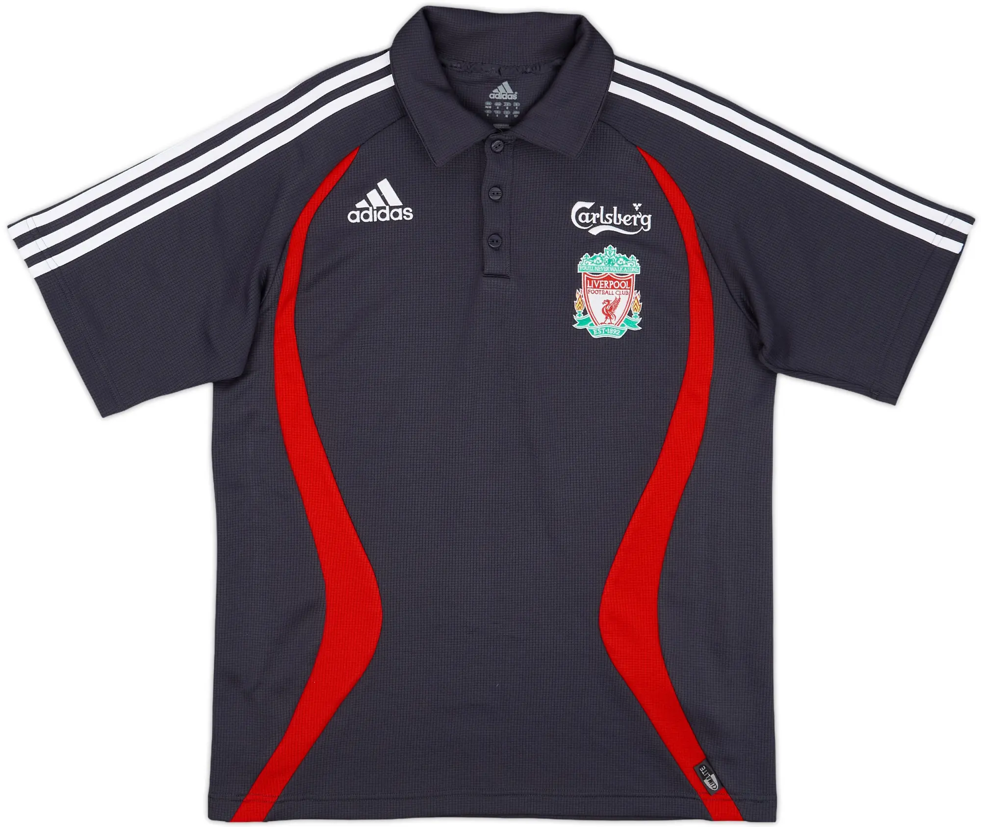 2006-07 Liverpool adidas Polo Shirt - 9/10 - (S)