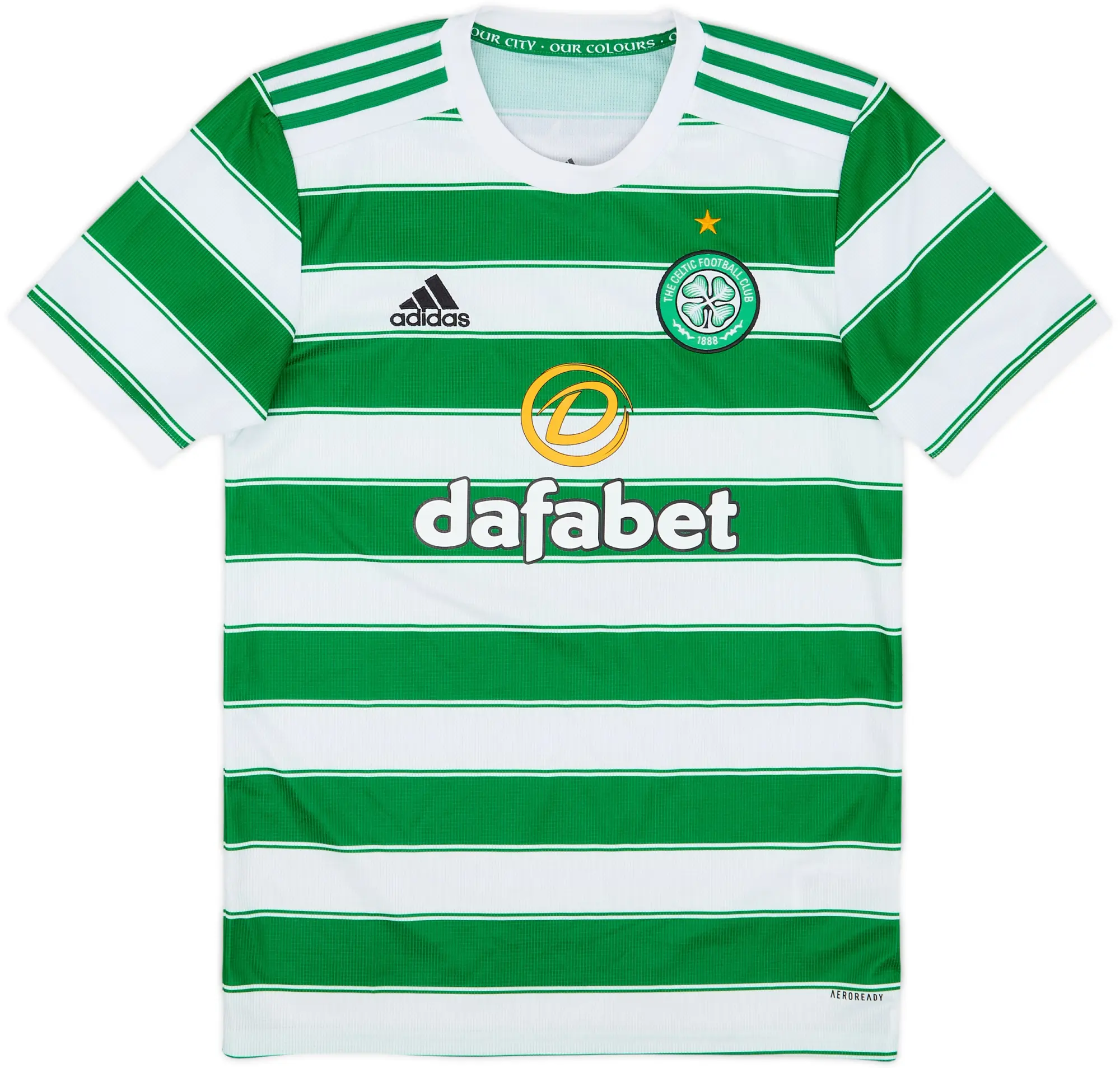 adidas Celtic Mens SS Home Shirt 2021/22