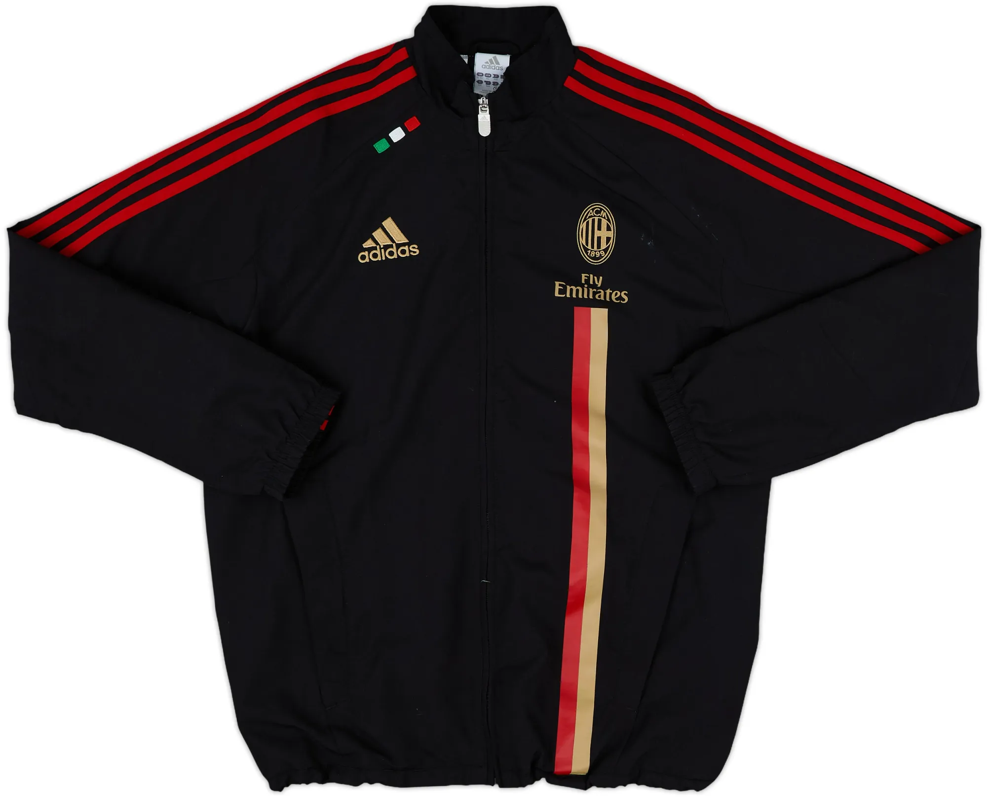 2011-12 AC Milan adidas Track Jacket - 8/10 - (XL.Boys)