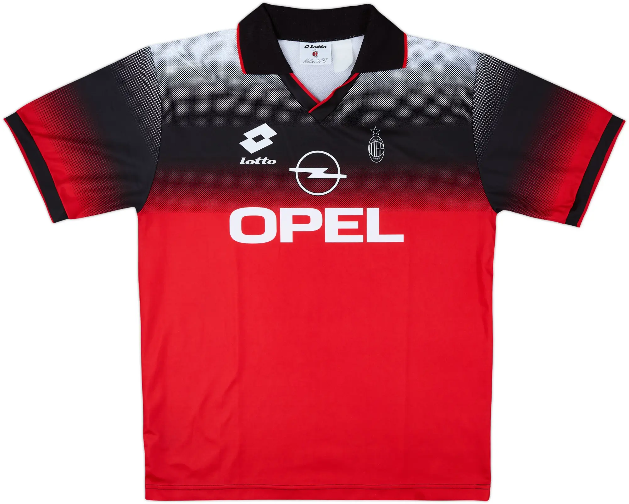 1995-96 AC Milan Lotto Training Shirt - 8/10 - (XL)