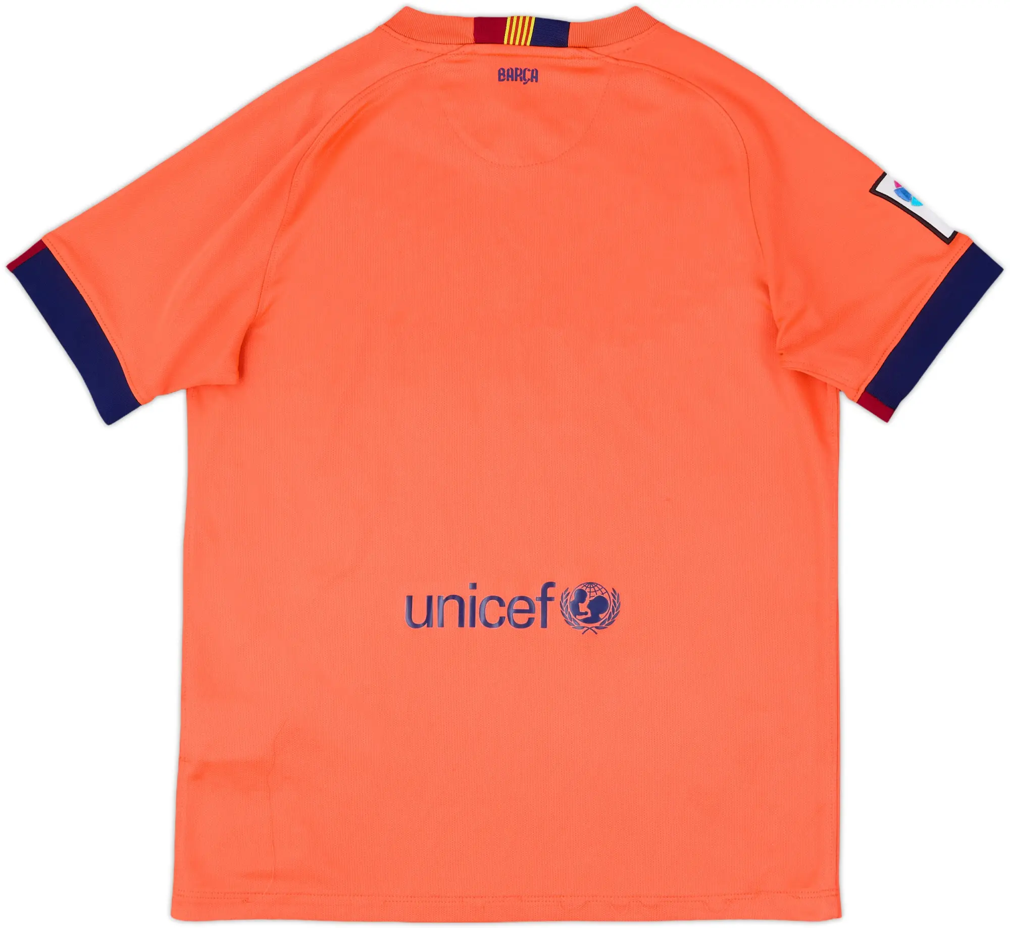 Nike Barcelona Boys SS Away Shirt 2014/15