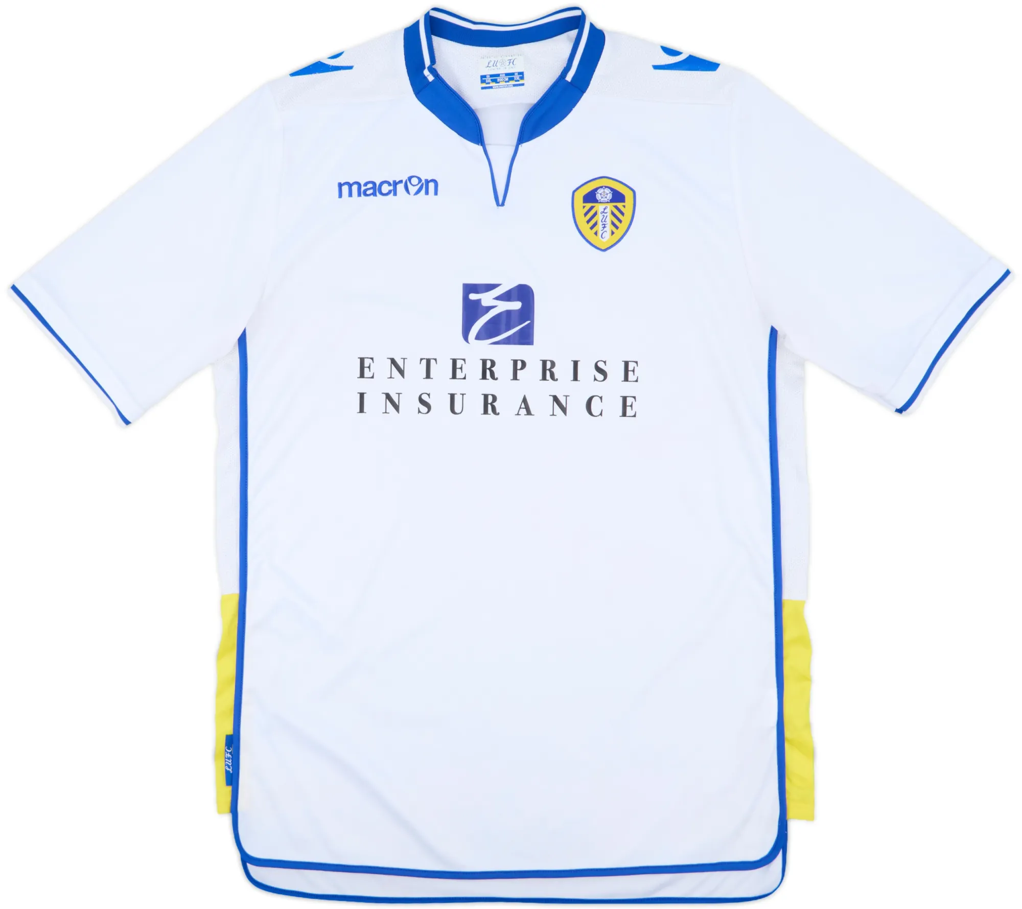Macron Leeds United Mens SS Home Shirt 2012/13