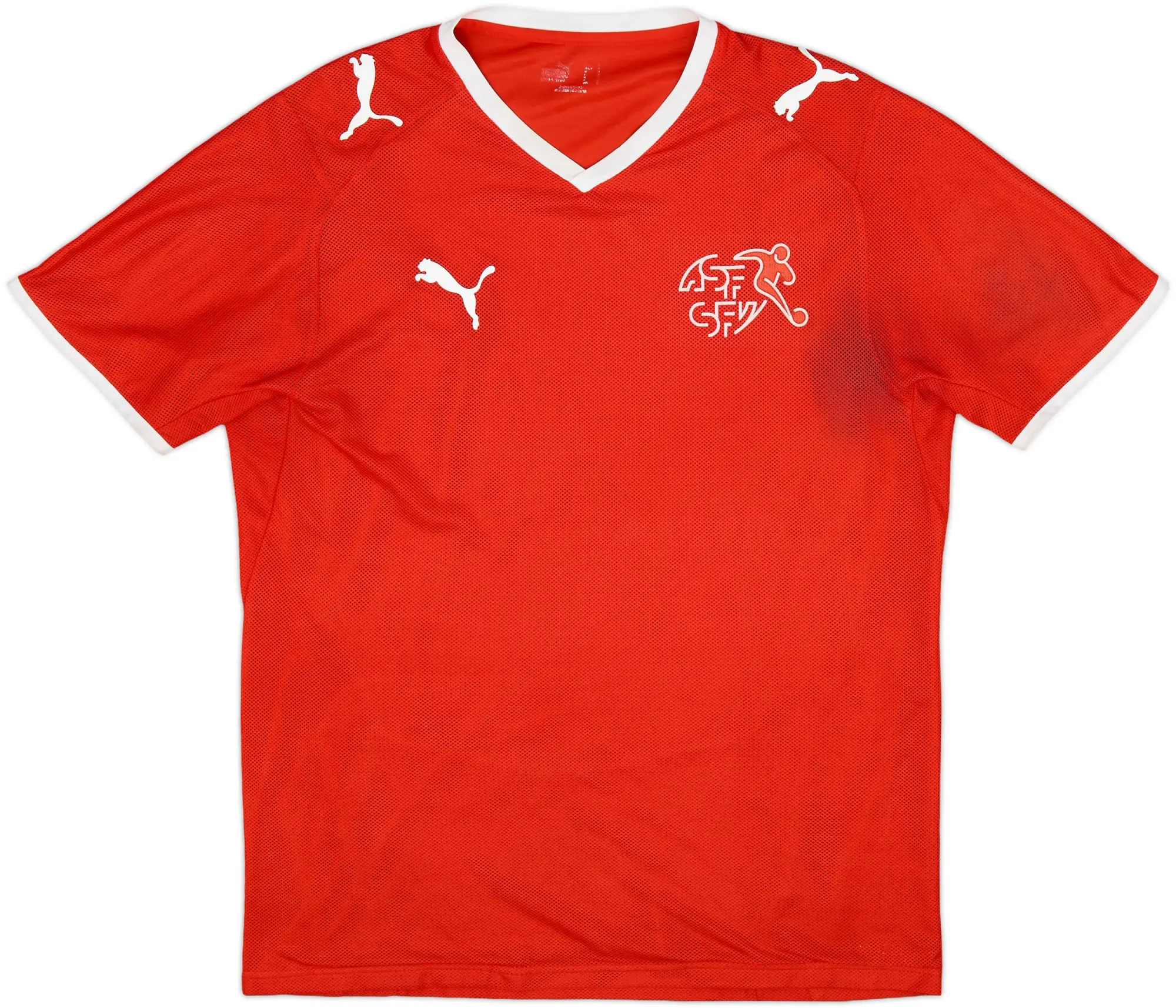 Puma Switzerland Mens SS Home Shirt 2008