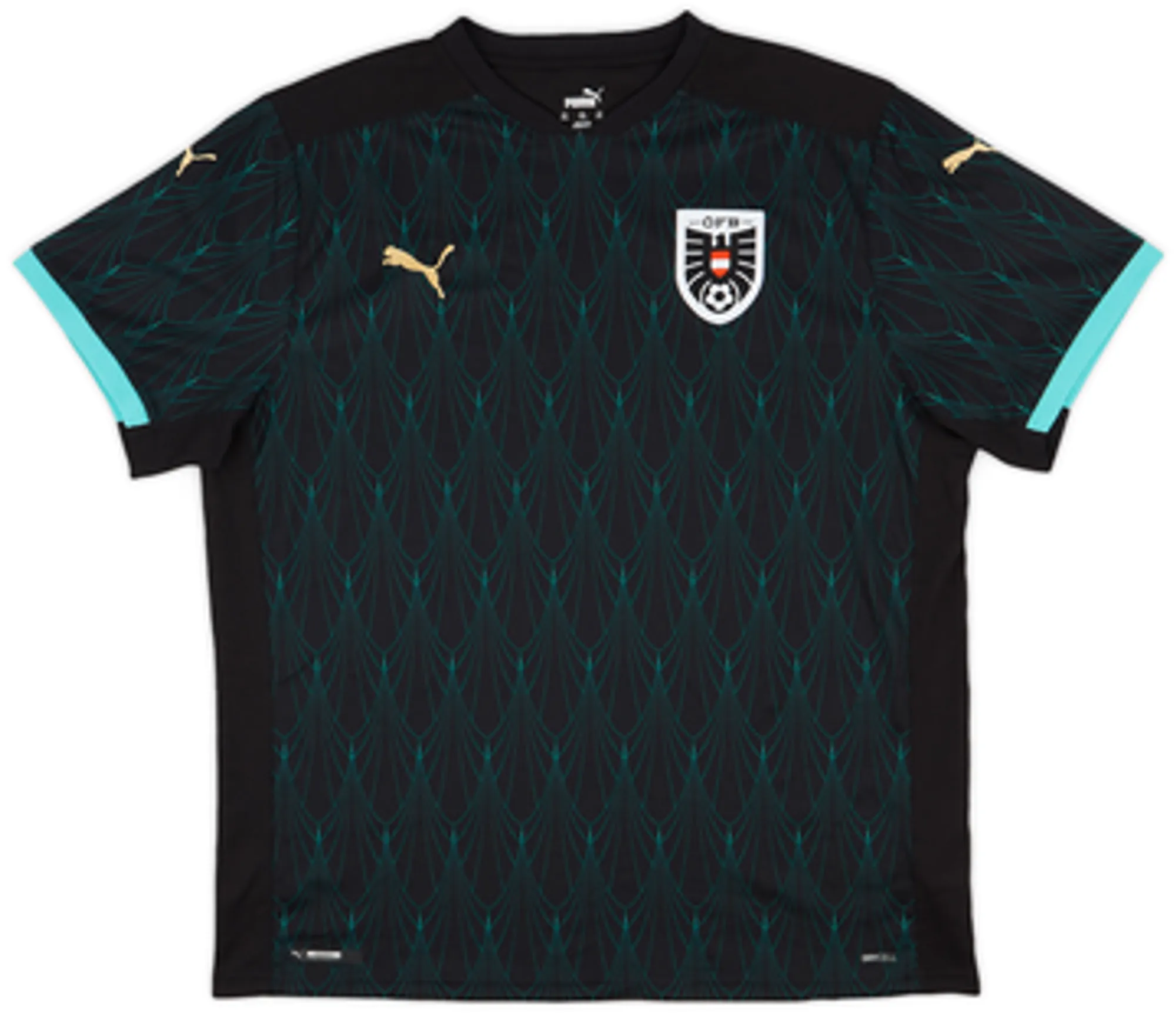 Puma Austria Mens SS Away Shirt 2020