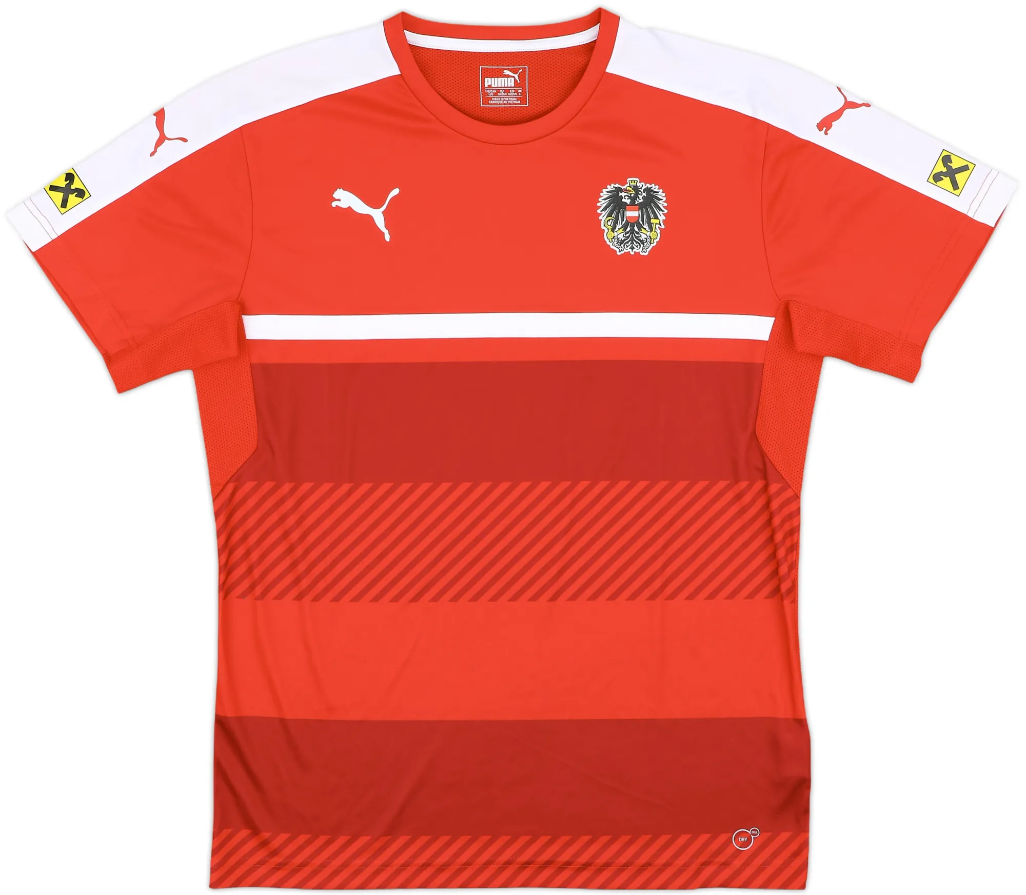Puma Austria Mens SS Home Shirt 2016